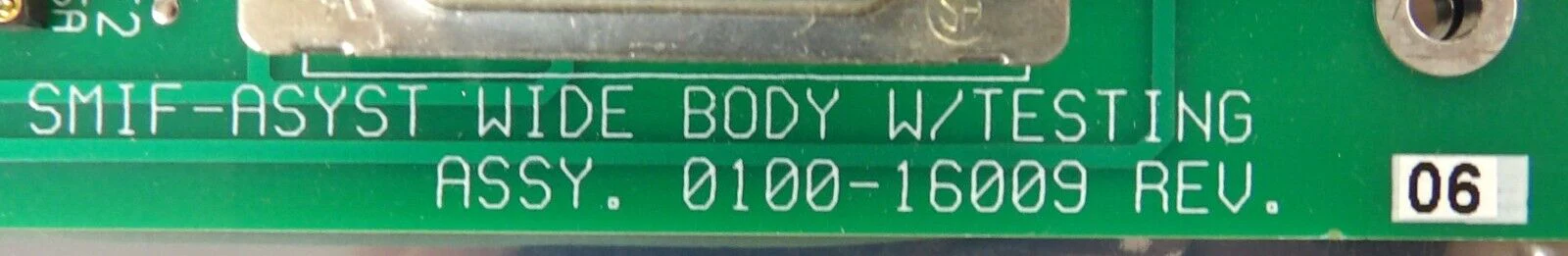 AMAT Applied Materials 0100-16009 Smif-Asyst Wide Body W/Testing PCB Working - Image 7