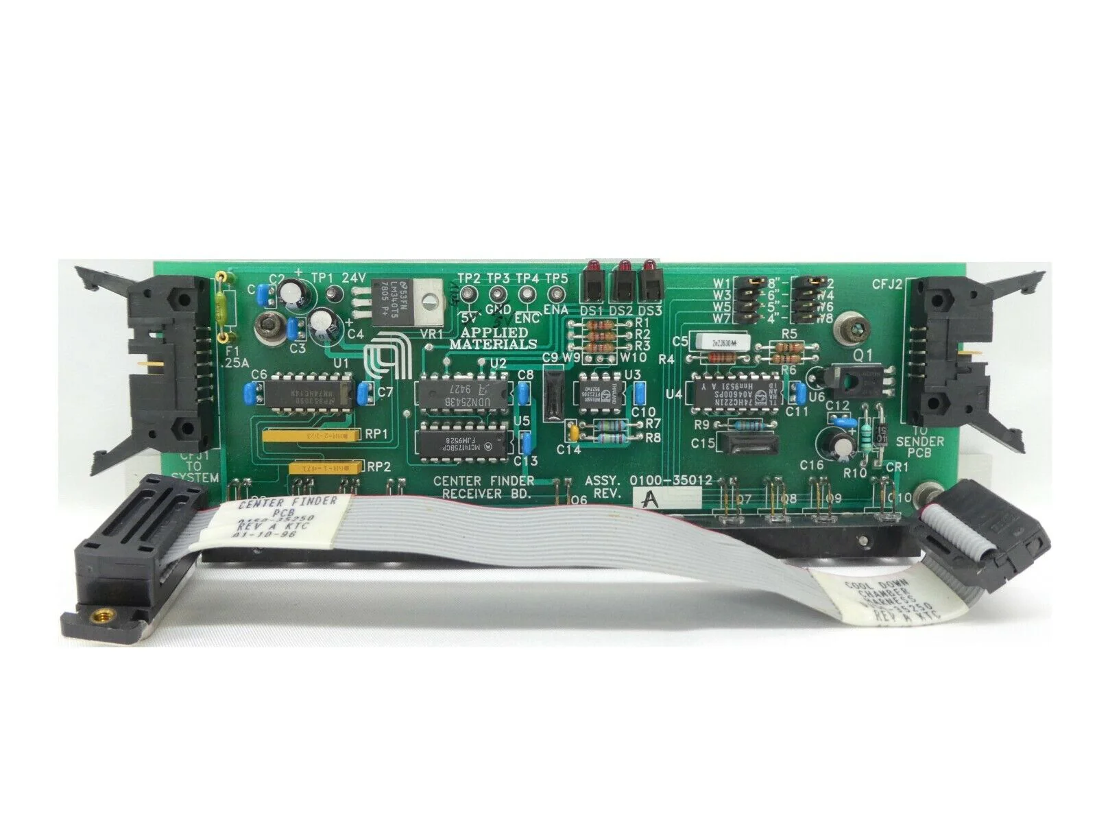 AMAT Applied Materials 0100-35012 Center Finder Receiver Board PCB 0150-35250 - Image 2