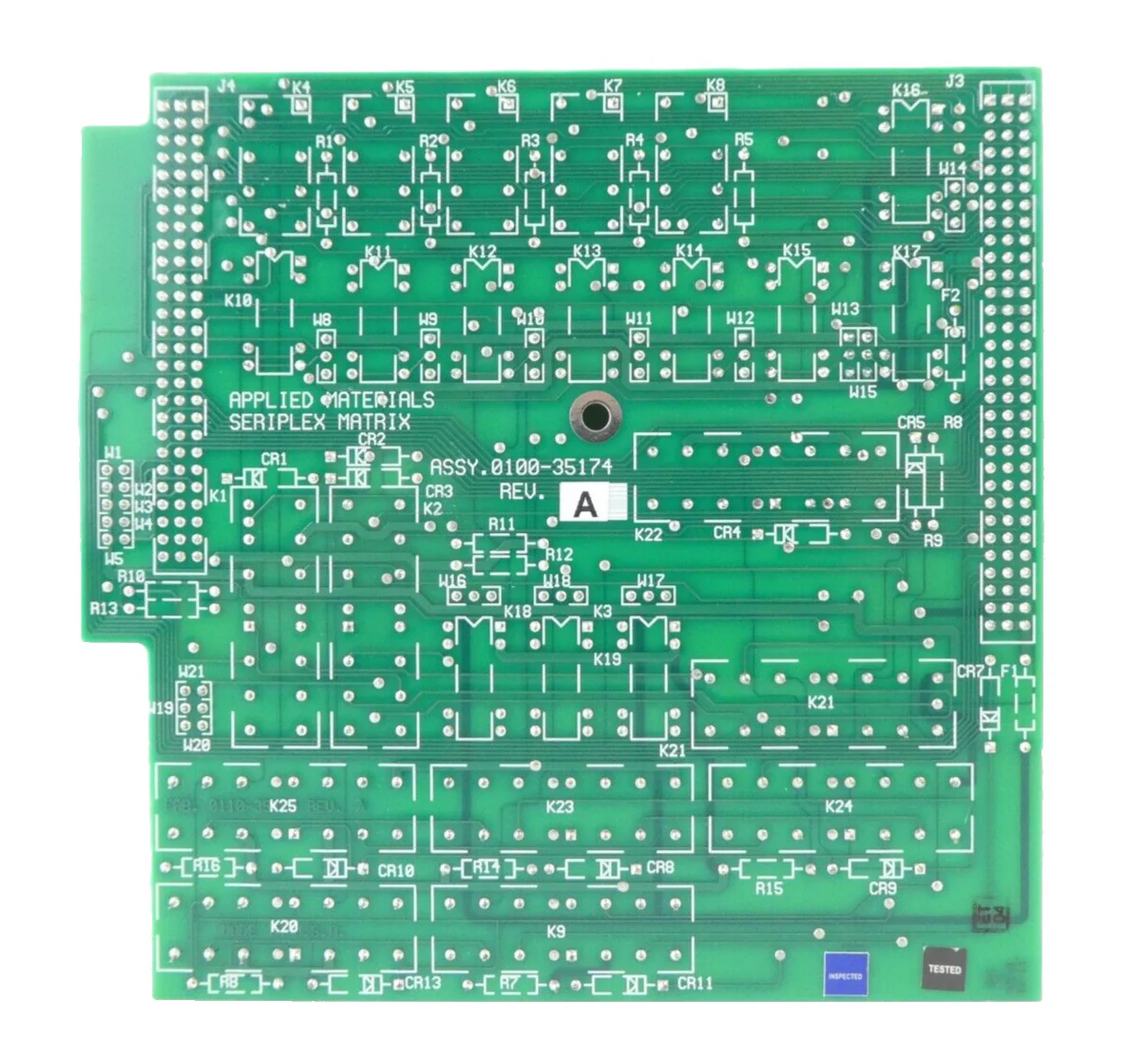 AMAT Applied Materials 0100-35174 Seriplex Matrix PCB Working Surplus - Image 2