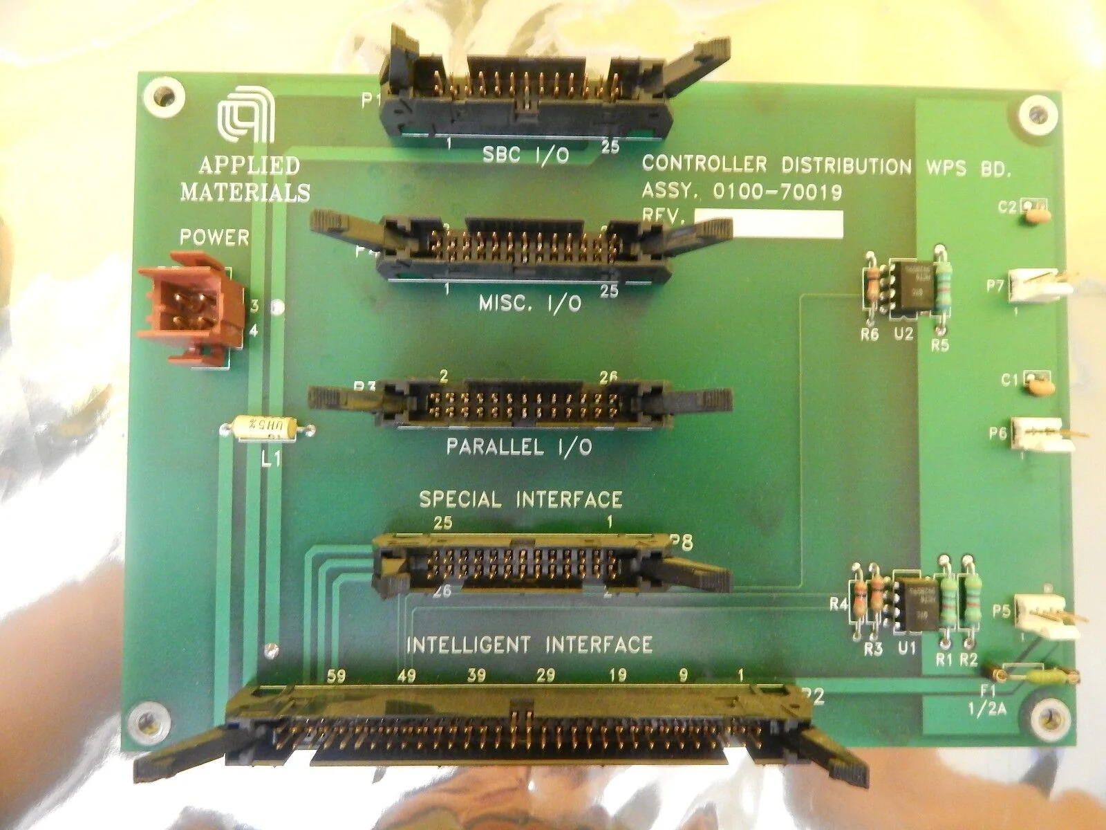 AMAT Applied Materials 0100-70019 Controller Distribution WPS PCB P5000 Used - Image 6