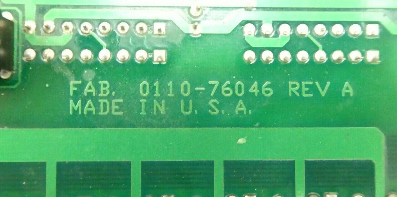 AMAT Applied Materials 0100-76046 Gas Panel Board PCB Rev. A P5000 Working - Image 10