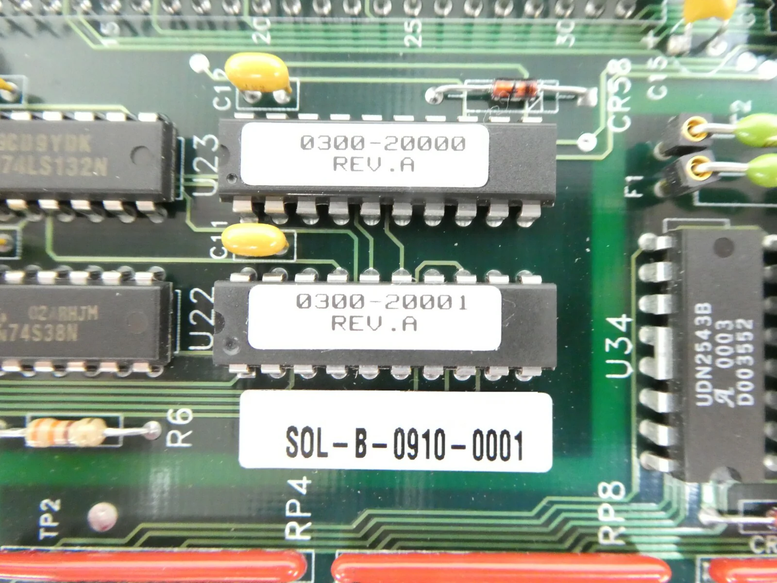 AMAT Applied Materials 0100-76124 Digital I/O VME PCB Card P5000 Working Surplus - Image 7