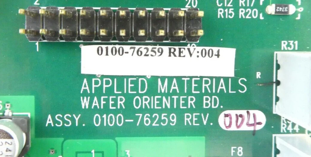 AMAT Applied Materials 0100-76259 Wafer Orienter PCB Card Working Surplus - Image 12