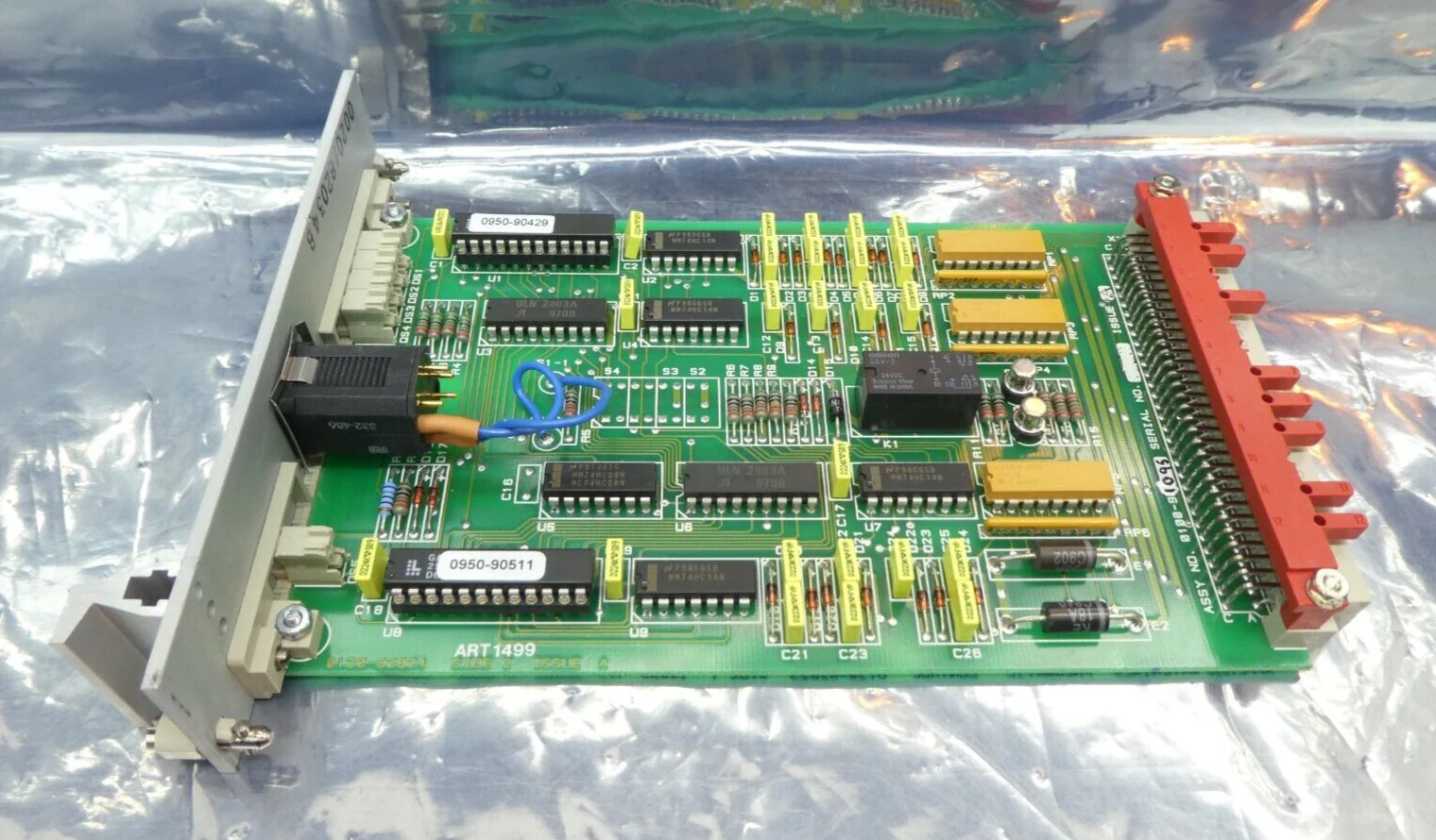 AMAT Applied Materials 0100-91095 Pneumatics Control PCB Card Working Surplus - Image 5