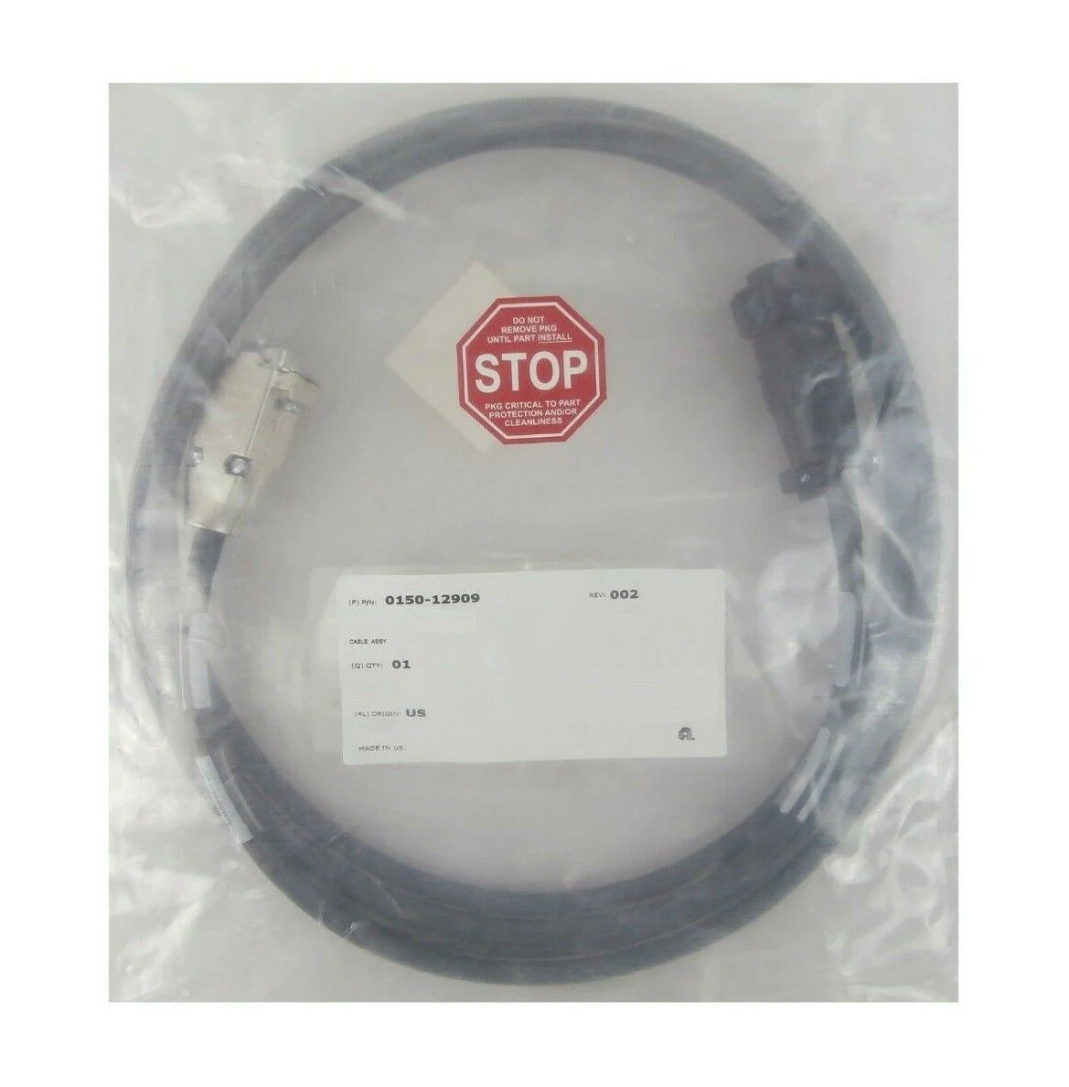 AMAT Applied Materials 0150-12909 Cable Assembly Rev. 002 New Surplus - Image 2