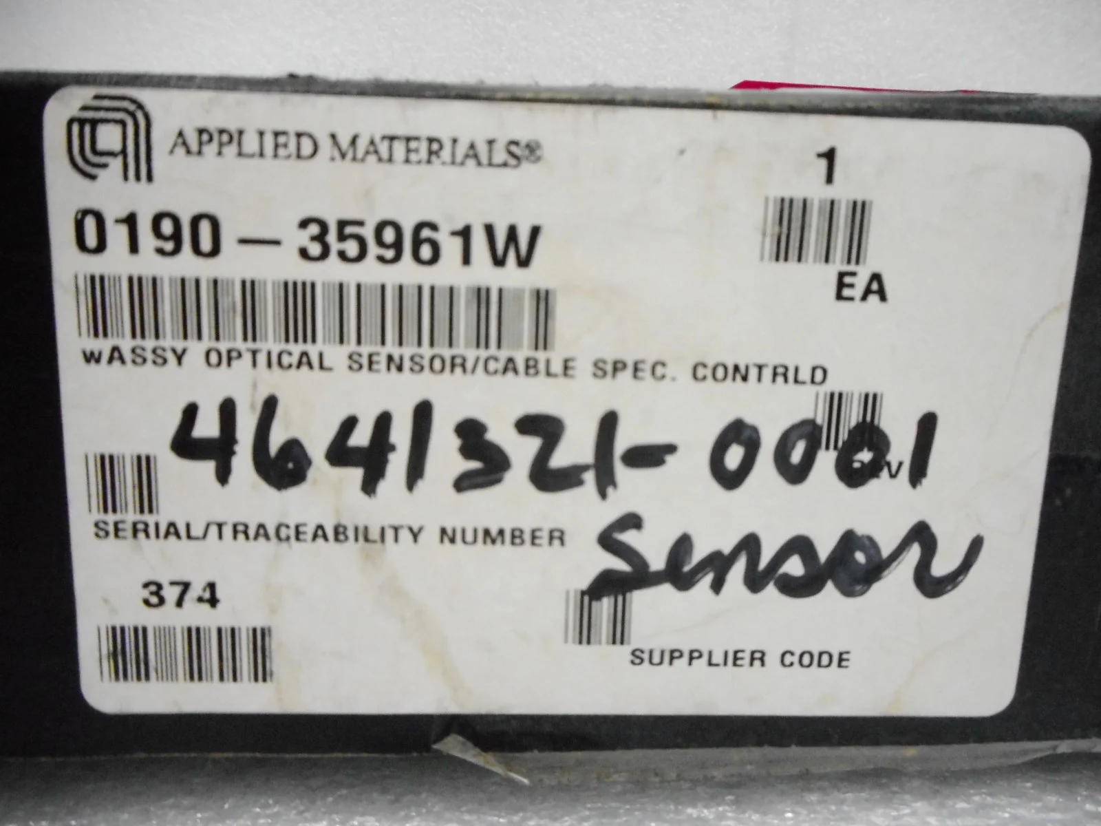 AMAT Applied Materials 0190-35961W Optical Sensor Cable 4641321-0001 Refurbished - Image 2
