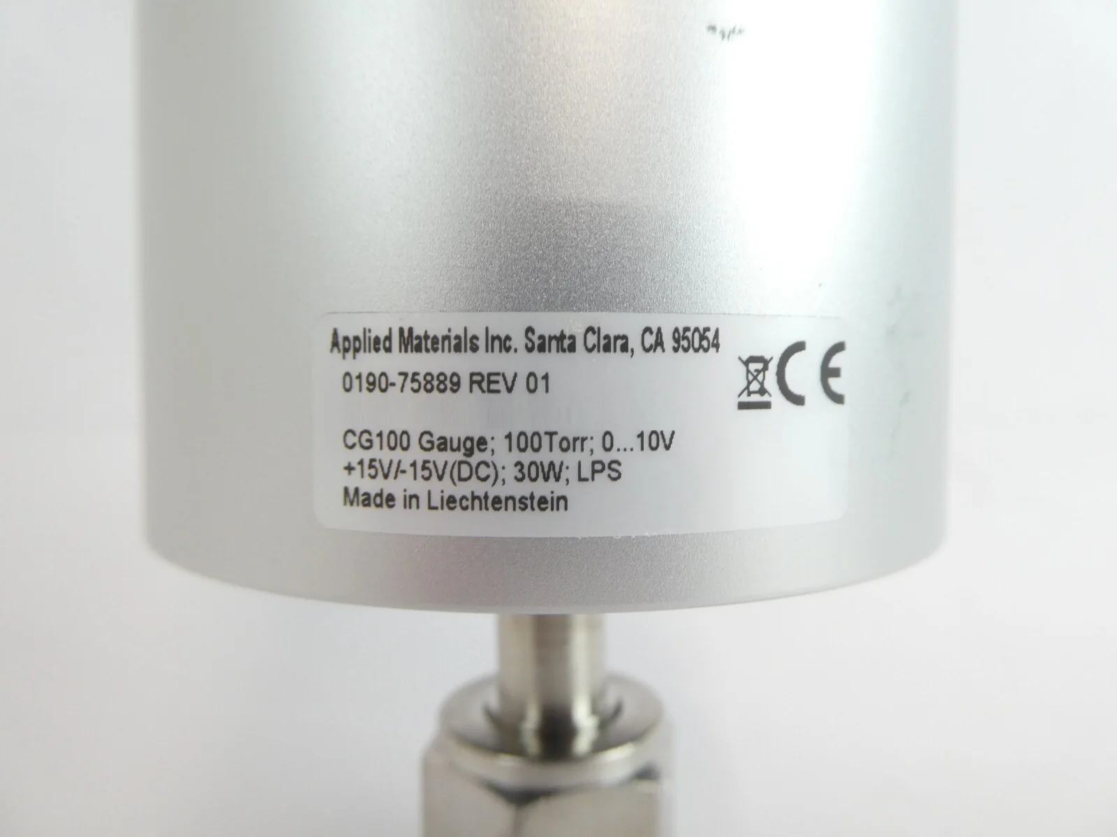 AMAT Applied Materials 0190-75889 Baratron Transducer CG100 Working Surplus - Image 8