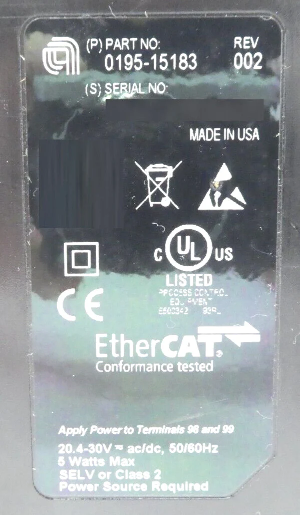 AMAT Applied Materials 0195-15183 PLC EtherCAT Temperature Controller Working - Image 8