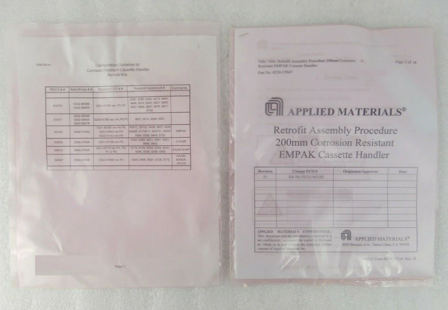AMAT Applied Materials 0242-37433 EMPAK 200mm Cassette Handler Retrofit Kit New - Image 8