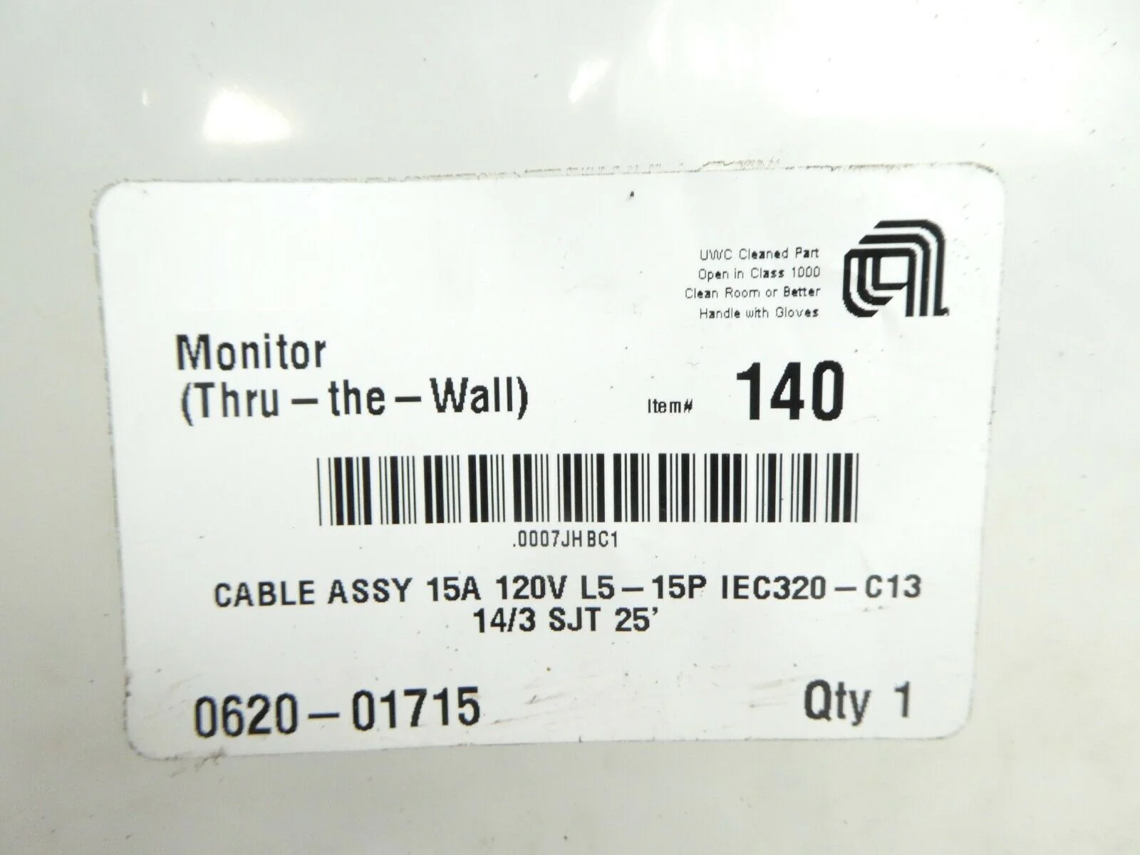 AMAT Applied Materials 0620-01715 Monitor Cable New Surplus - Image 12