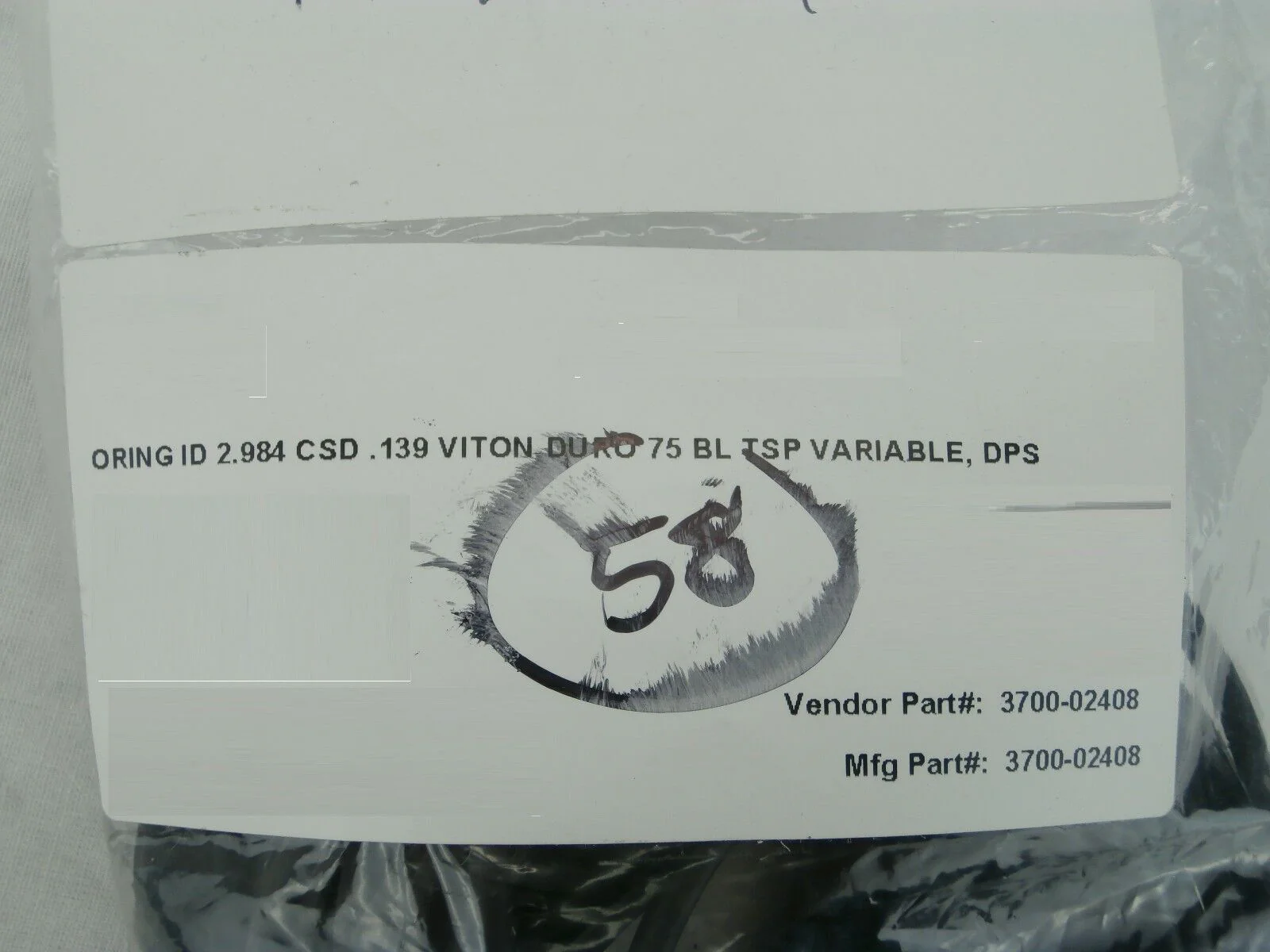 AMAT Applied Materials 3700-02408 Duro Black O-Ring Reseller Lot of 58 New - Image 4