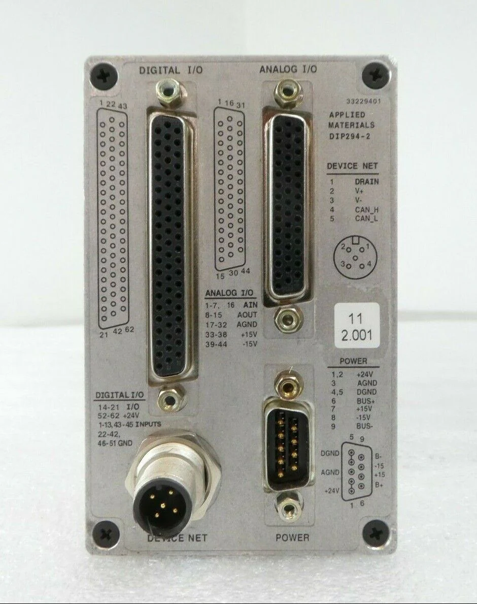 AMAT Applied Materials 9090-00273 DeviceNet I/O Block DIP294-2 Working Surplus - Image 2