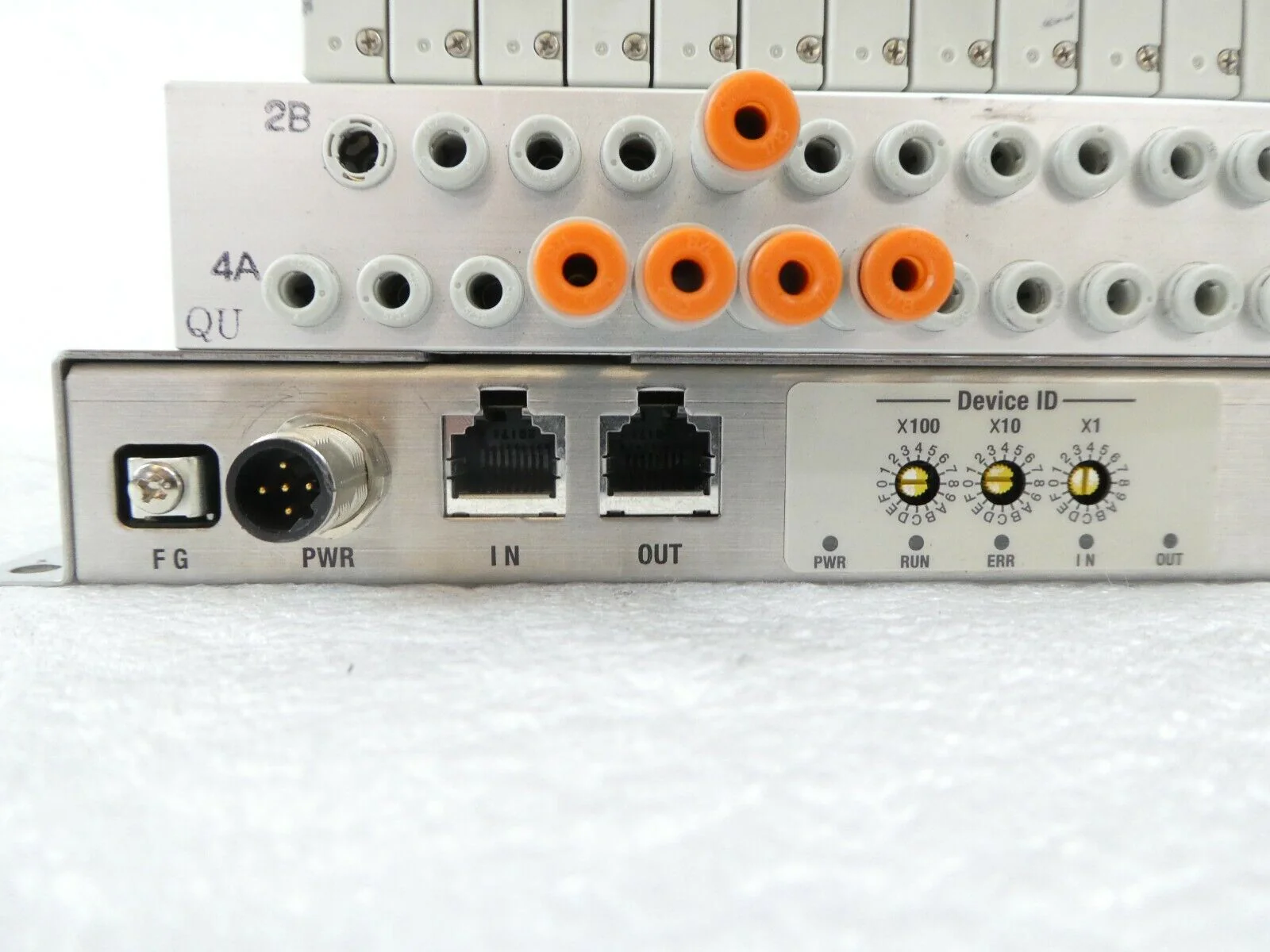 AMAT Applied Materials Pneumatic Block SMC 16-Port Manifold INR587-33 Surplus - Image 8