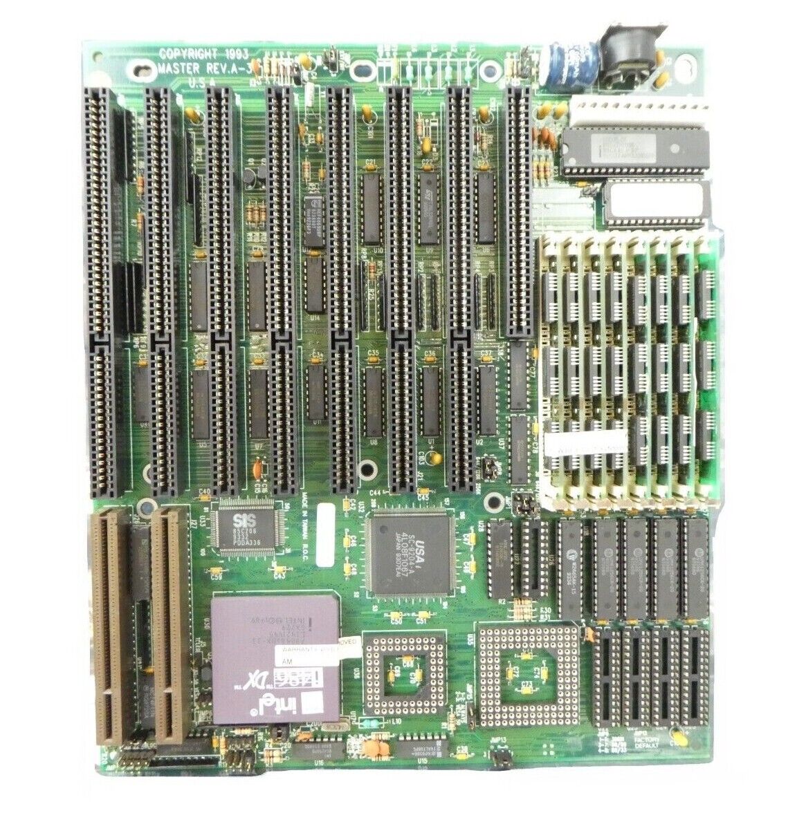 American Megatrends i486DX Motherboard PCB Tencor Instruments 200mm P-2H Working - Image 2