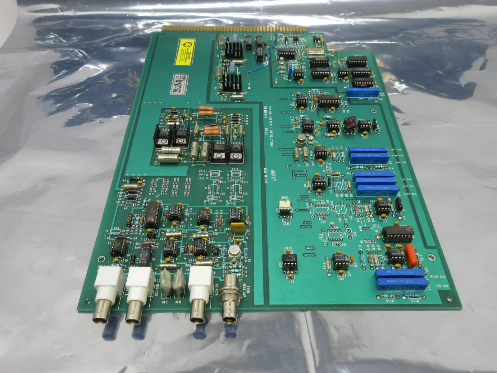 Amray 800-2436 PC12 SEM 1800 TV Rate Control System Card PCB Used Working - Image 5