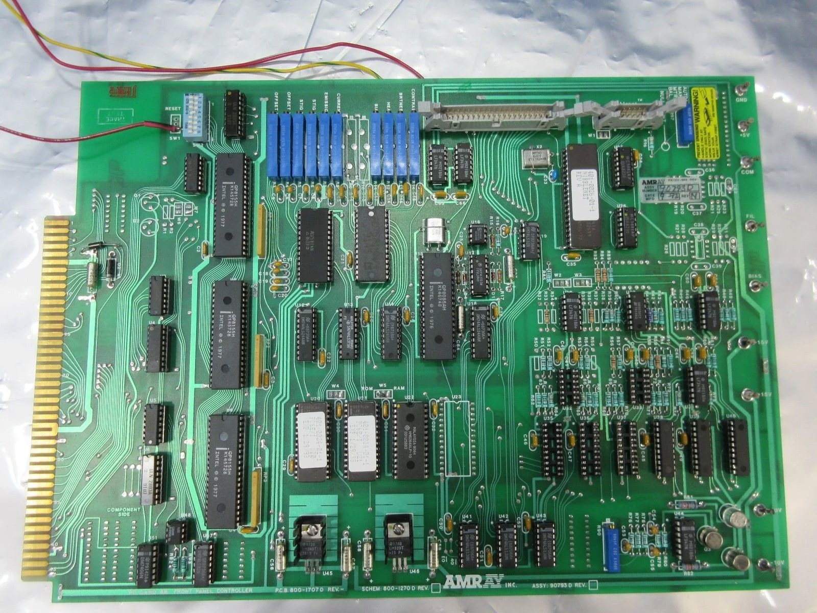 Amray 90793D PC Card Front Panel Controller 800-1707D PCB Used Working - Image 5