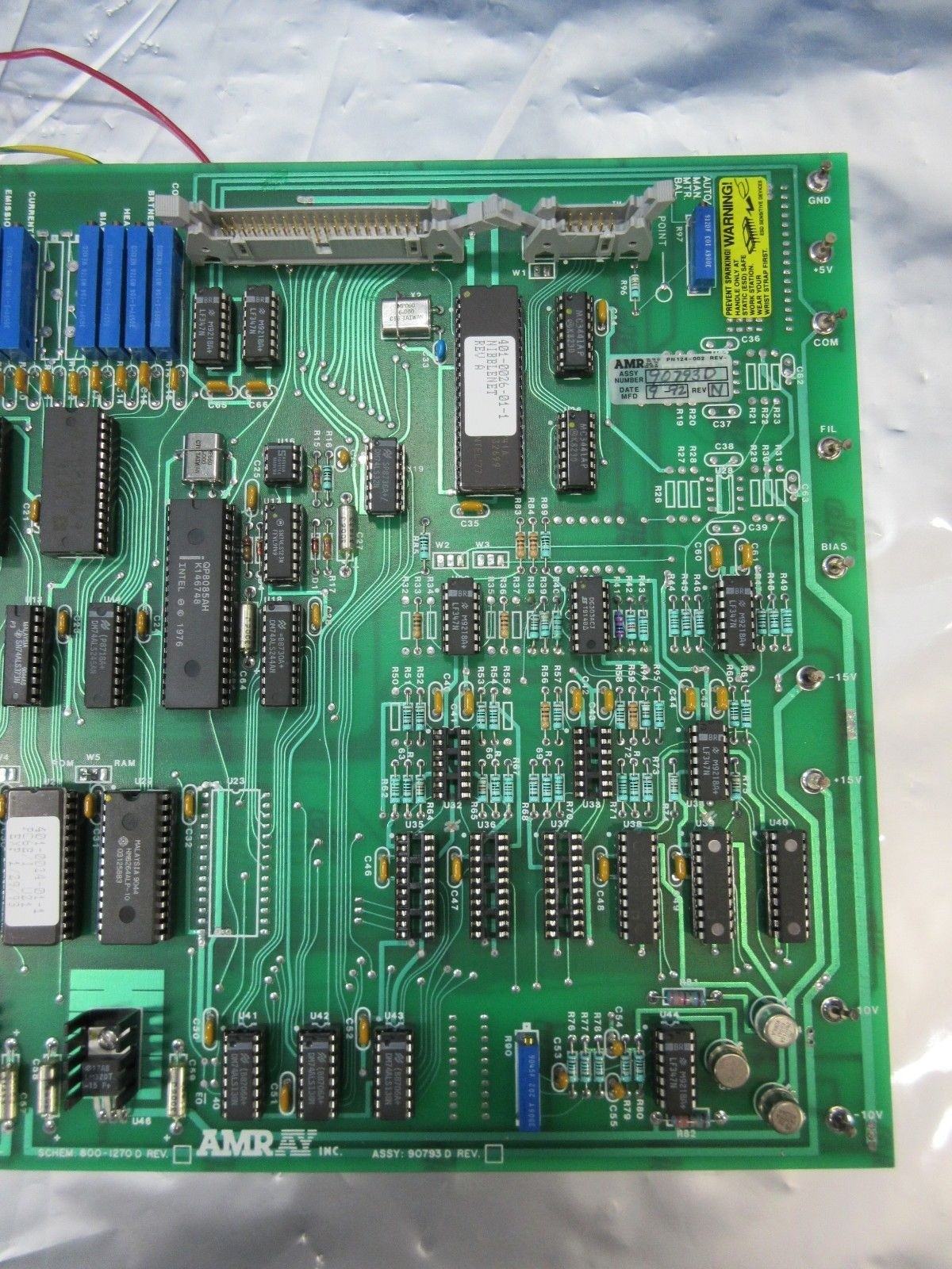 Amray 90793D PC Card Front Panel Controller 800-1707D PCB Used Working - Image 7