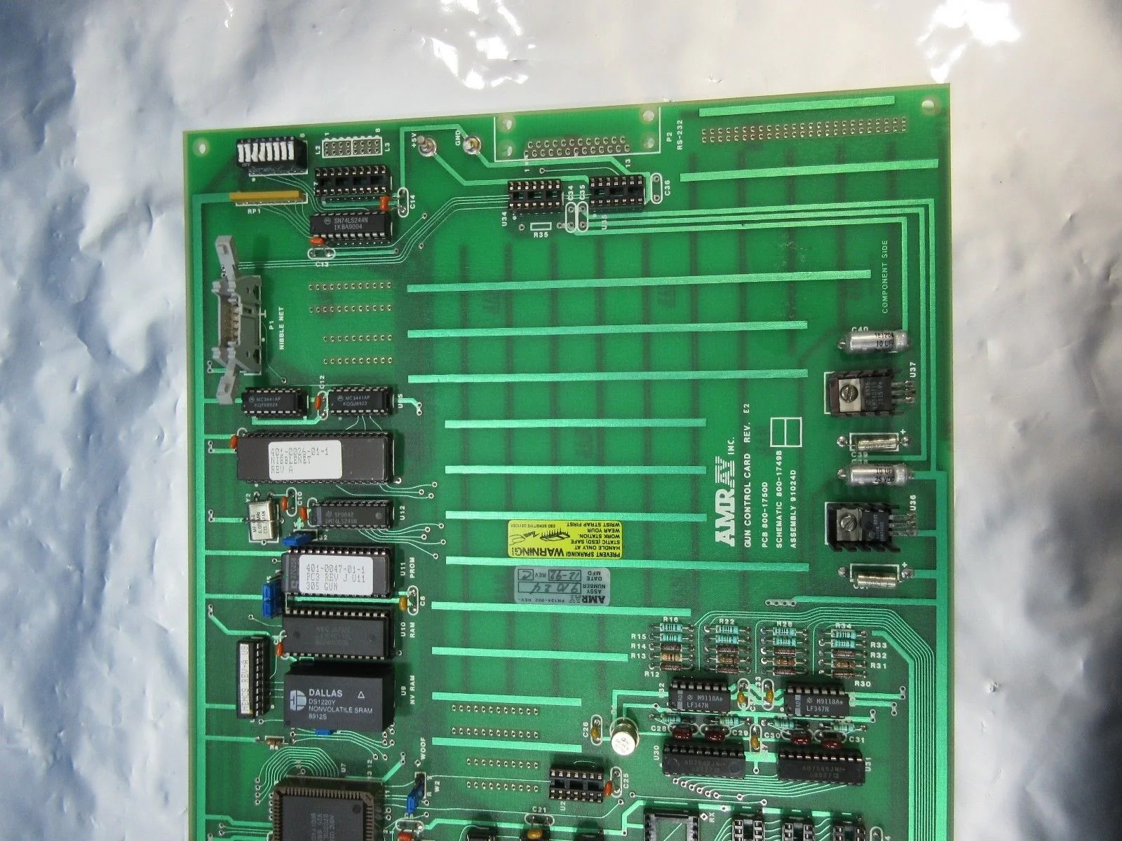 Amray 91024 Gun Control Card PCB 800-1750D Rev. E2 Used Working - Image 5