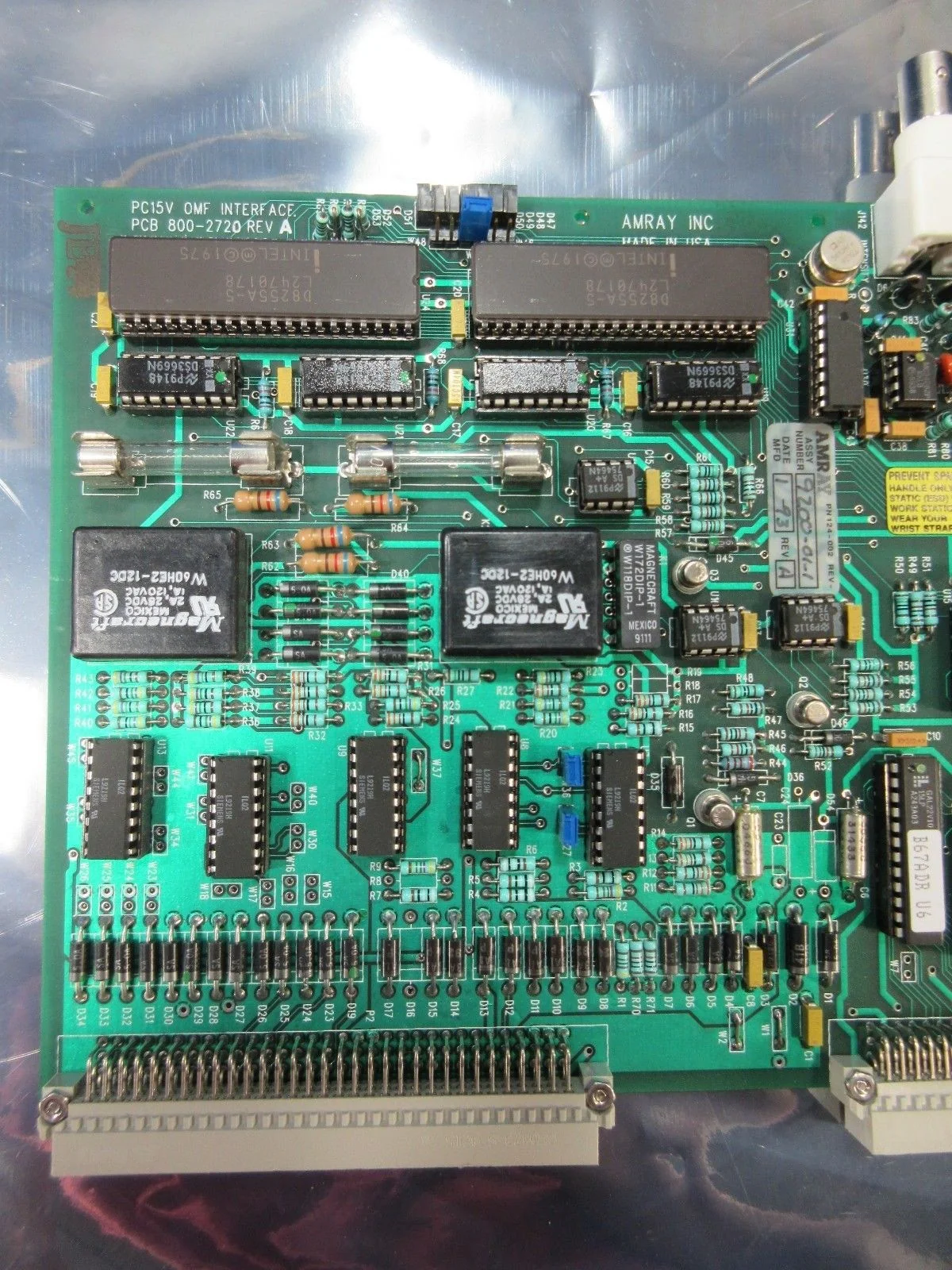Amray 9200-01-1 PC15V OMF Interface PCB 800-2720 Used Working - Image 4