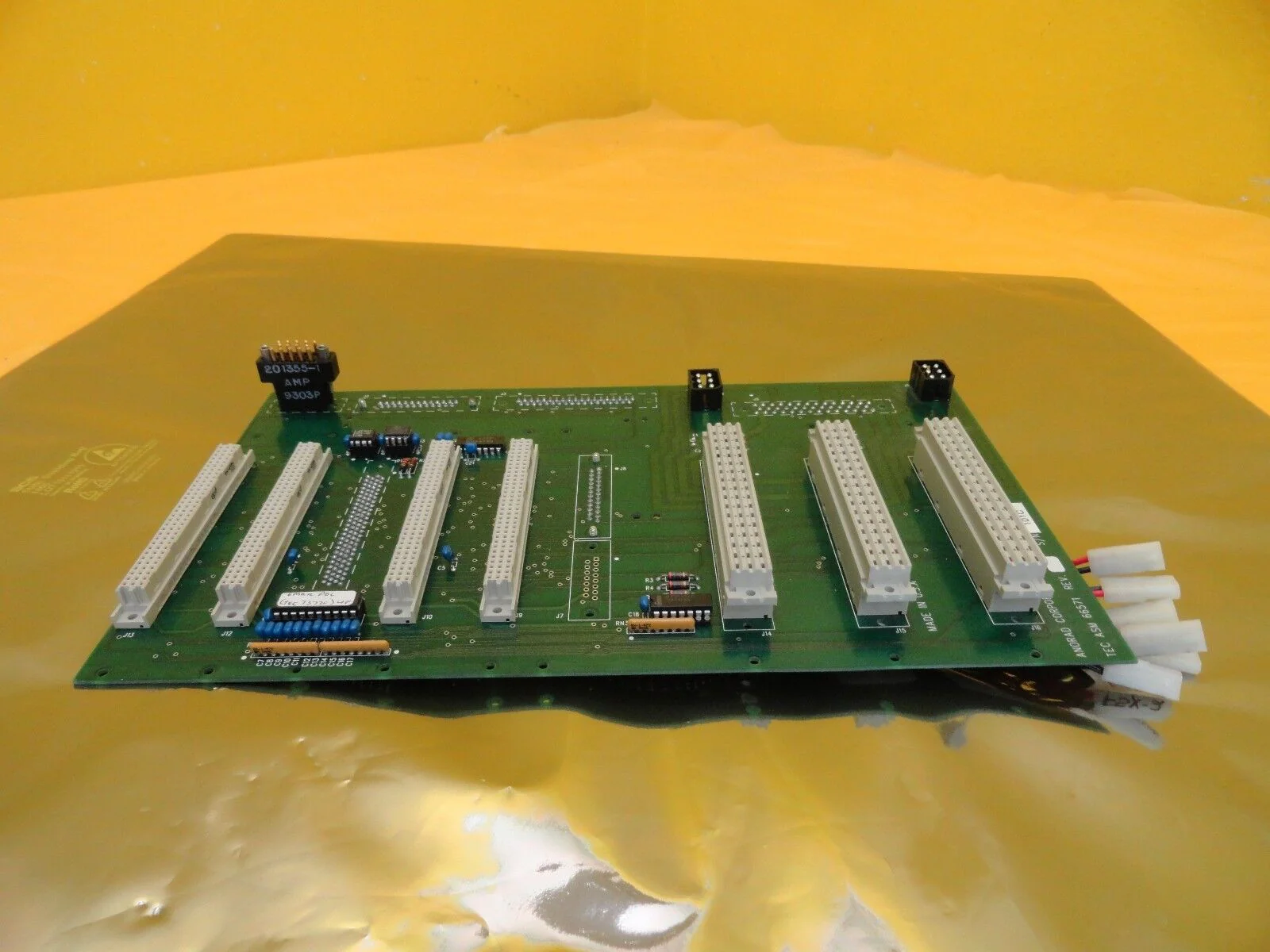 Anorad 66571 Controller Backplane PCB Card AMAT Orbot WF 720 Used Working - Image 4