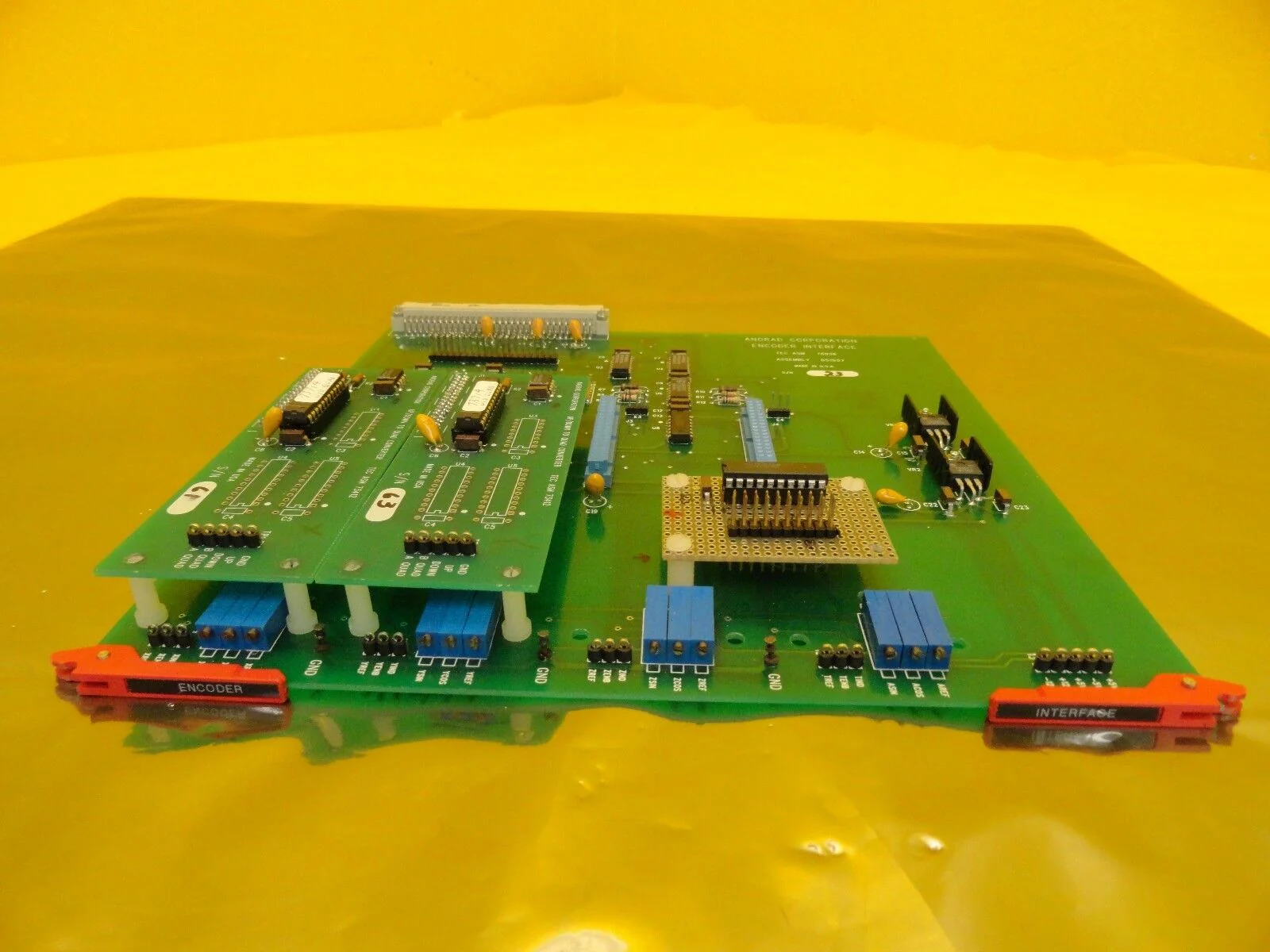 Anorad 70936 Encoder Interface PCB Board AMAT Orbot WF 736 DUO Used - Image 5