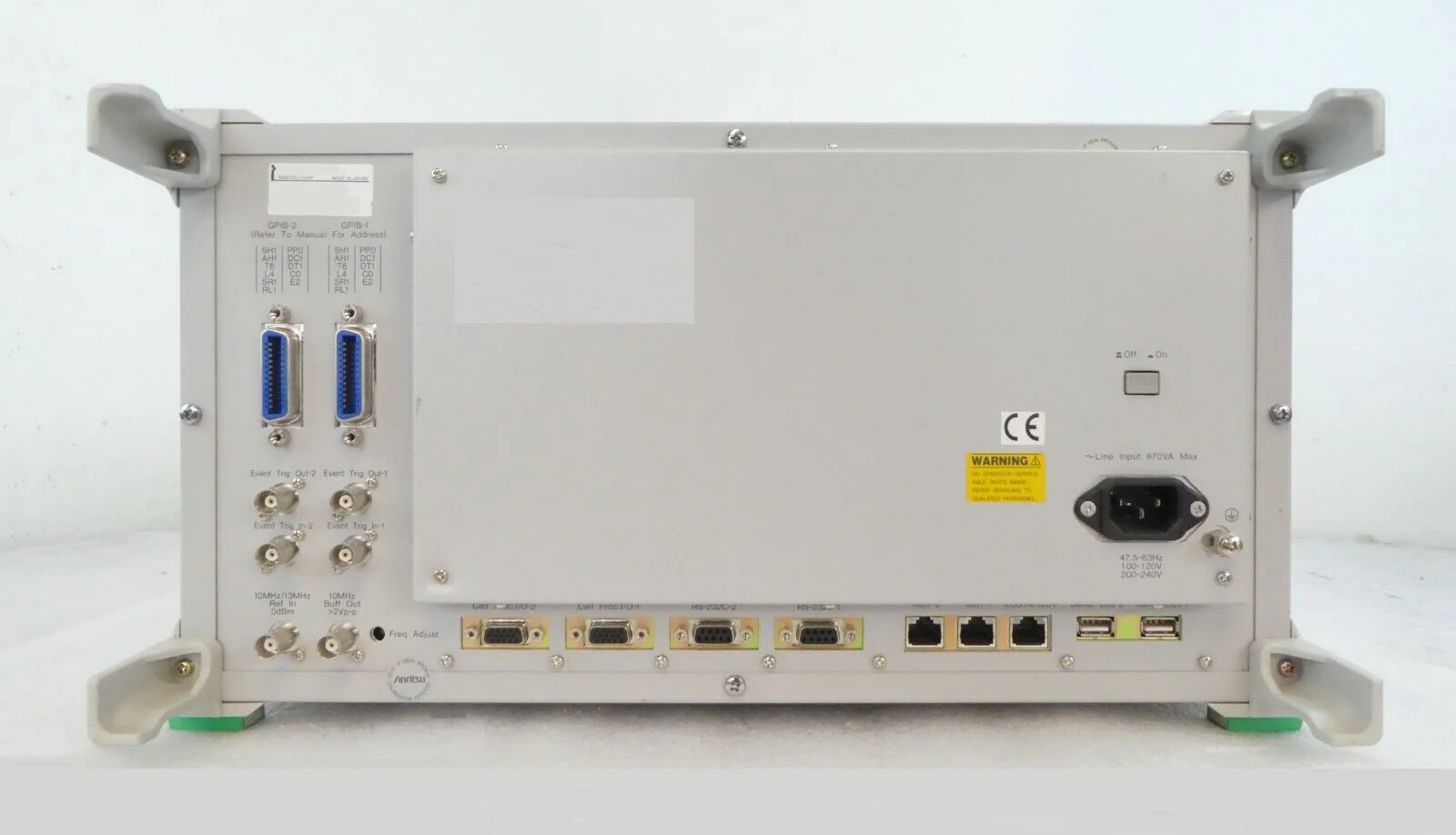 Anritsu MT8820A Radio Communication Analyzer 30MHz-2.7GHz Bent Connectors Spare - Image 2