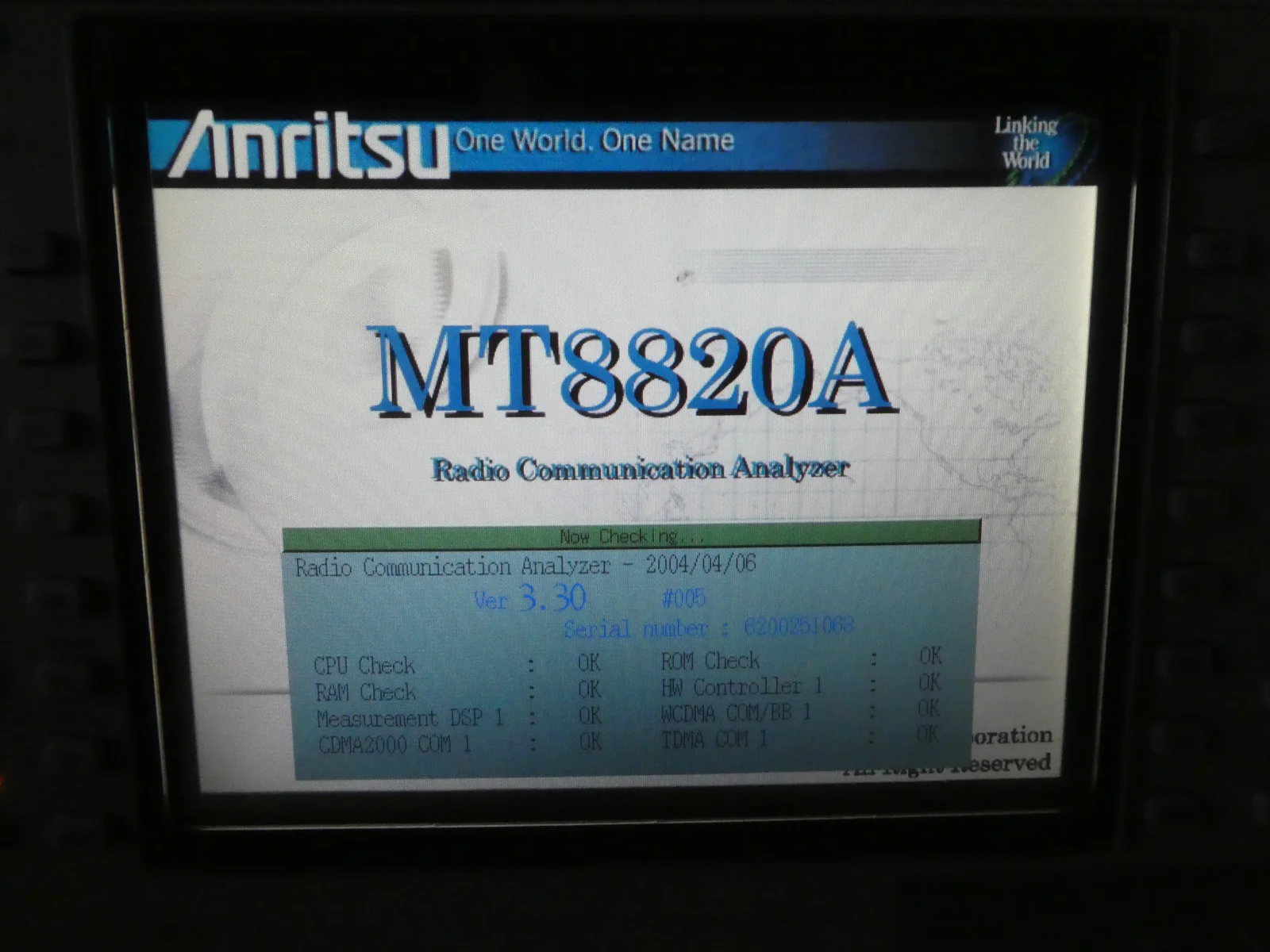 Anritsu MT8820A Radio Communication Analyzer 30MHz-2.7GHz Bent Connectors Spare - Image 8