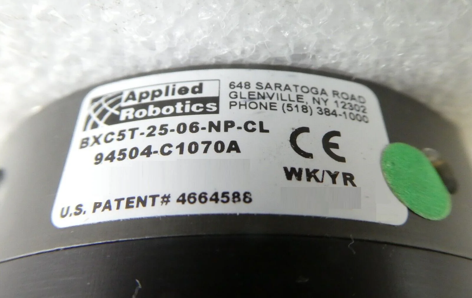 Applied Robotics 94504-C1070A Robot End Effector BXC5T-25-06-NP-CL Zygo Working - Image 8