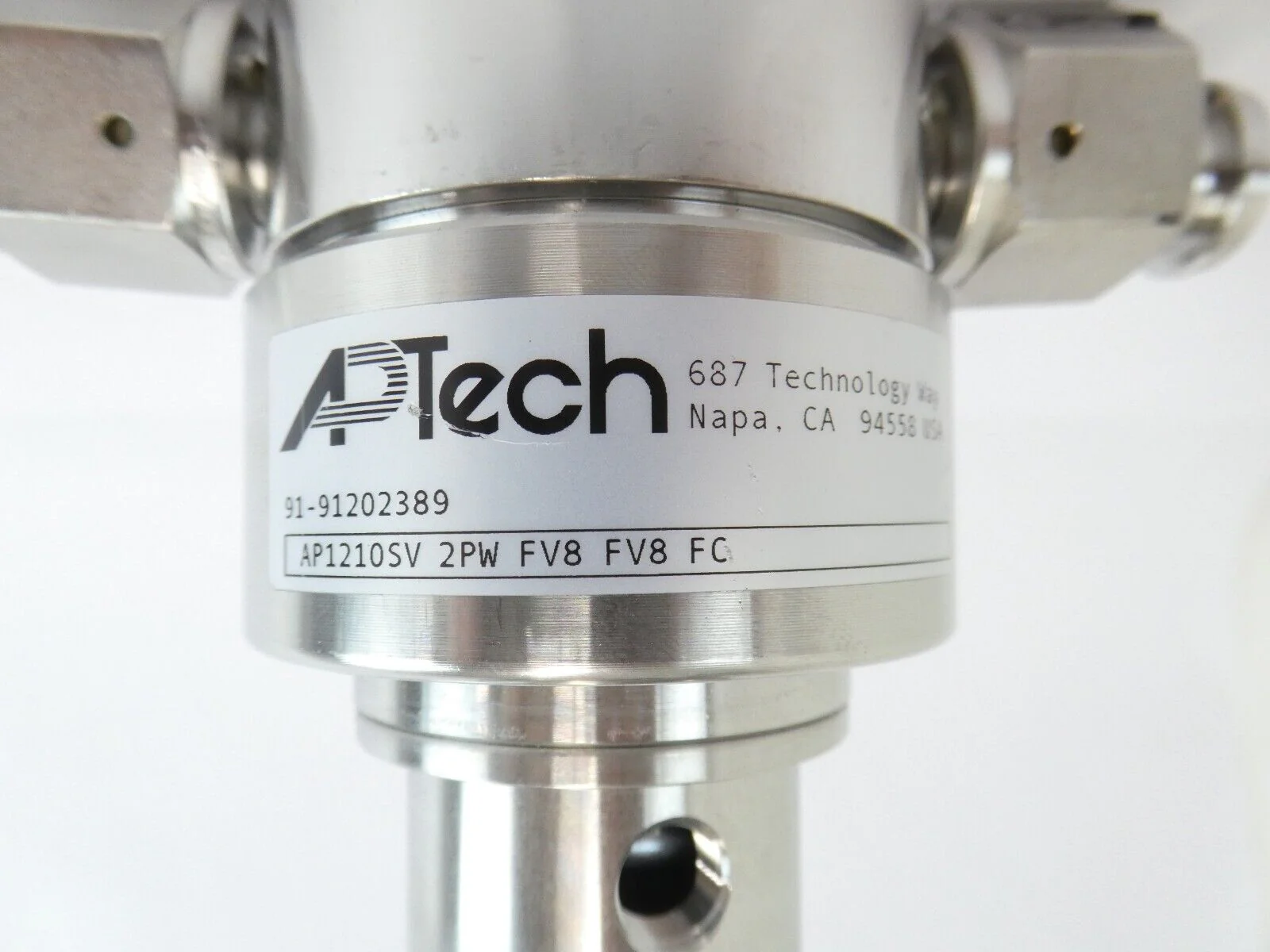 APTech 91-91202389 Diaphragm Valve AP1210SV 2PW FV8 FV8 FC Lot of 5 Working - Image 8