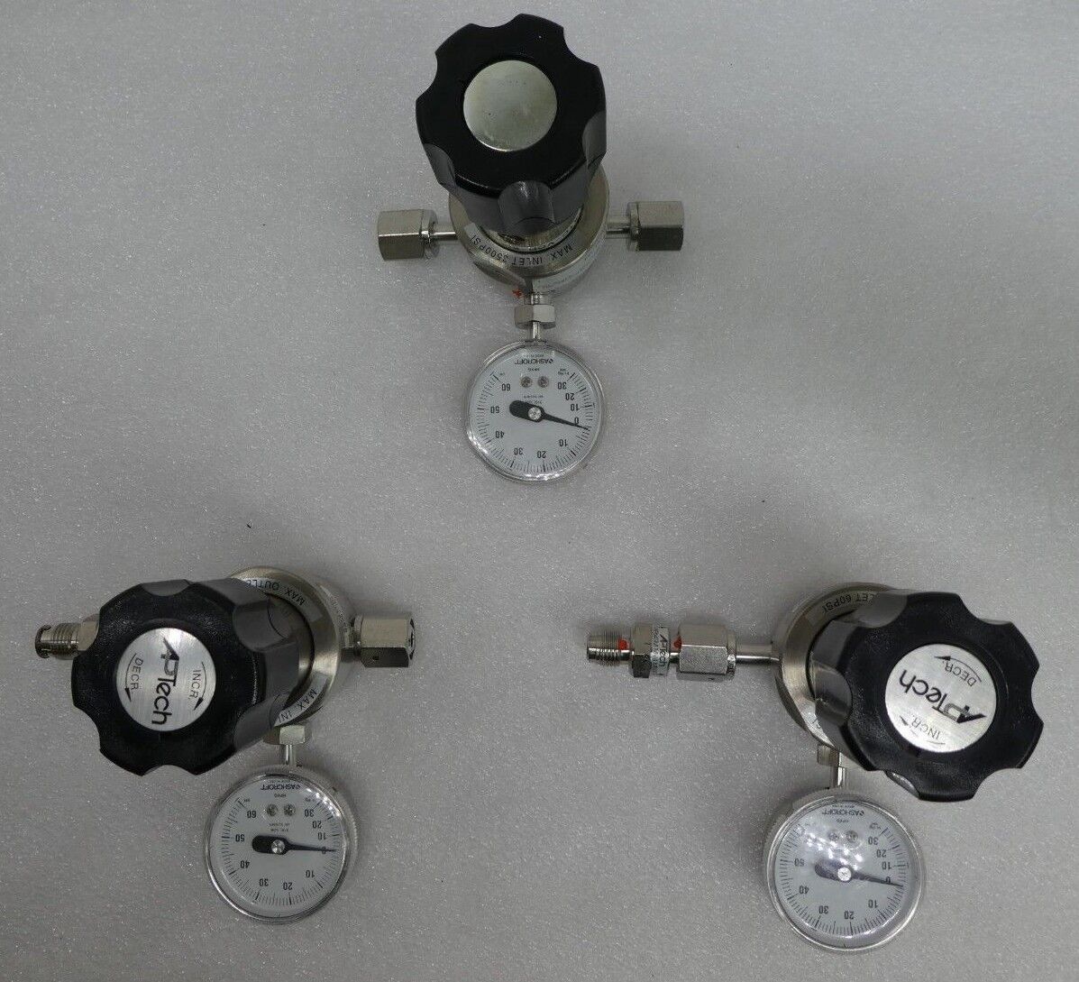 APTech AP1006SM 3PW FV4 FV4 IV4 Single Stage Regulator Valve Reseller Lot of 3 - Image 2