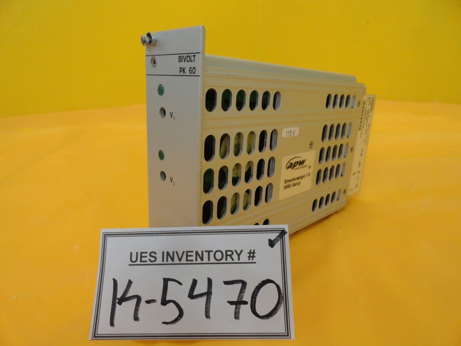 APW Power Supplies 116-010022A Power Supply PCB Card BIVOLT PK60A Used Working