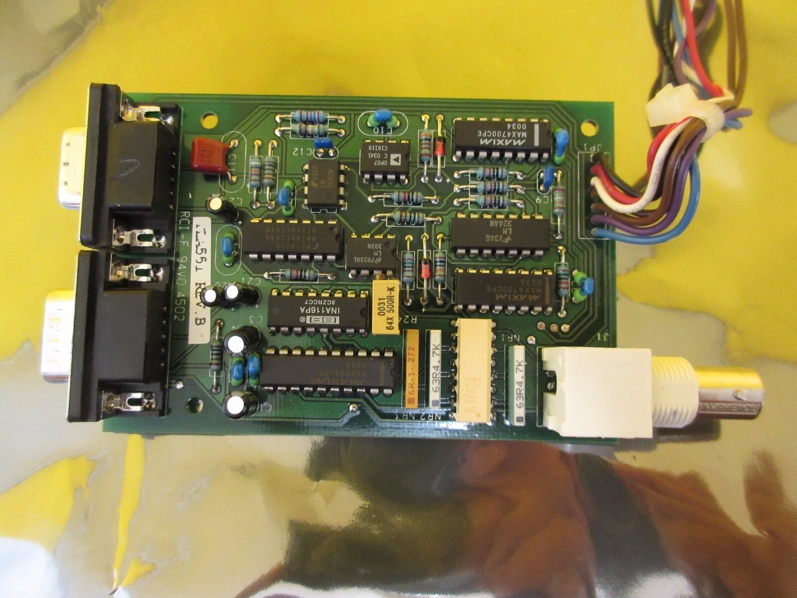 Arcom Control Systems TLA 551 Thermistor Elecrode Sensor Board PCB RCI-F Used - Image 3