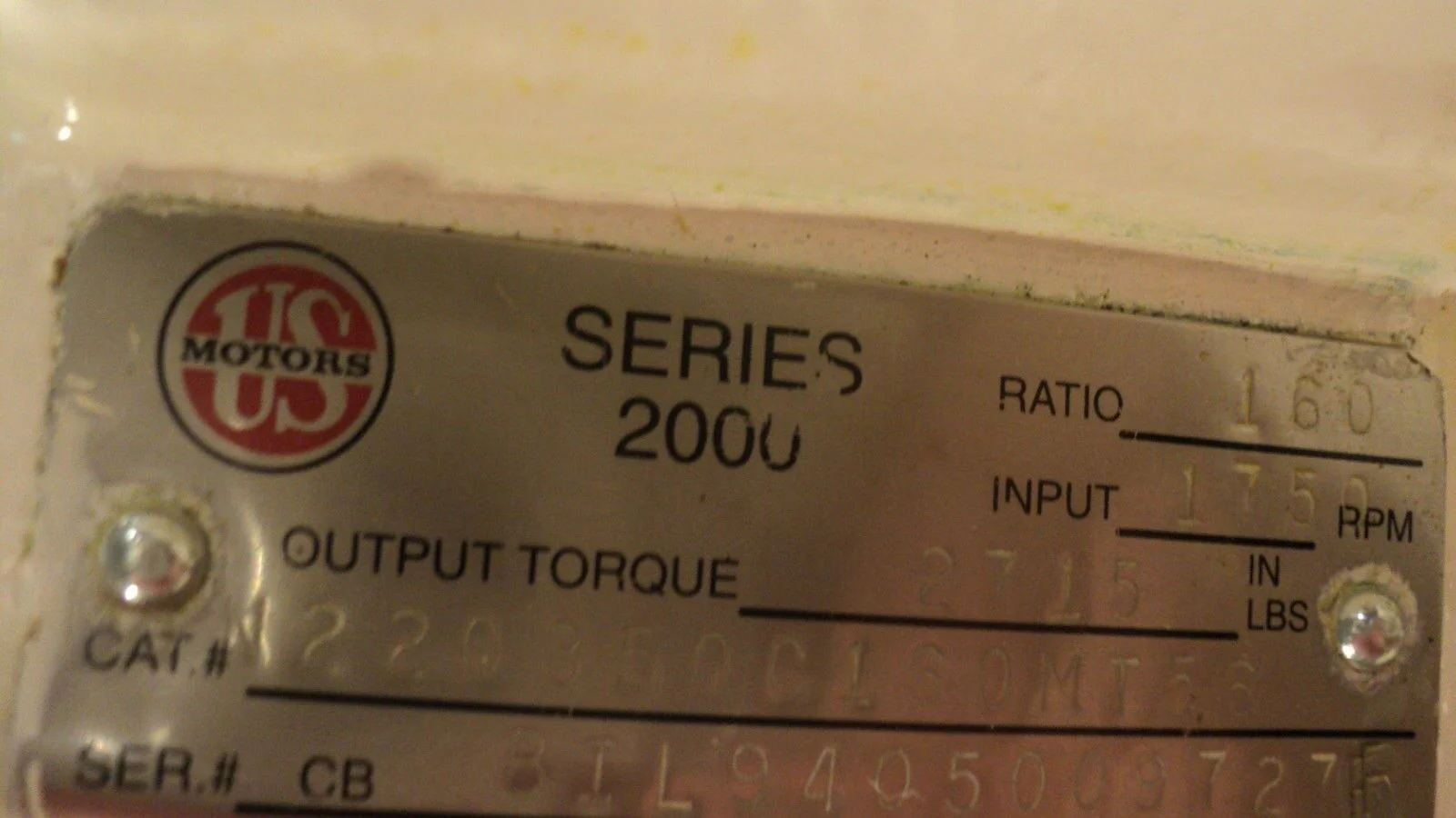 Aridyne G592-A Inverter Duty Motor Series 2000 Used Working - Image 7