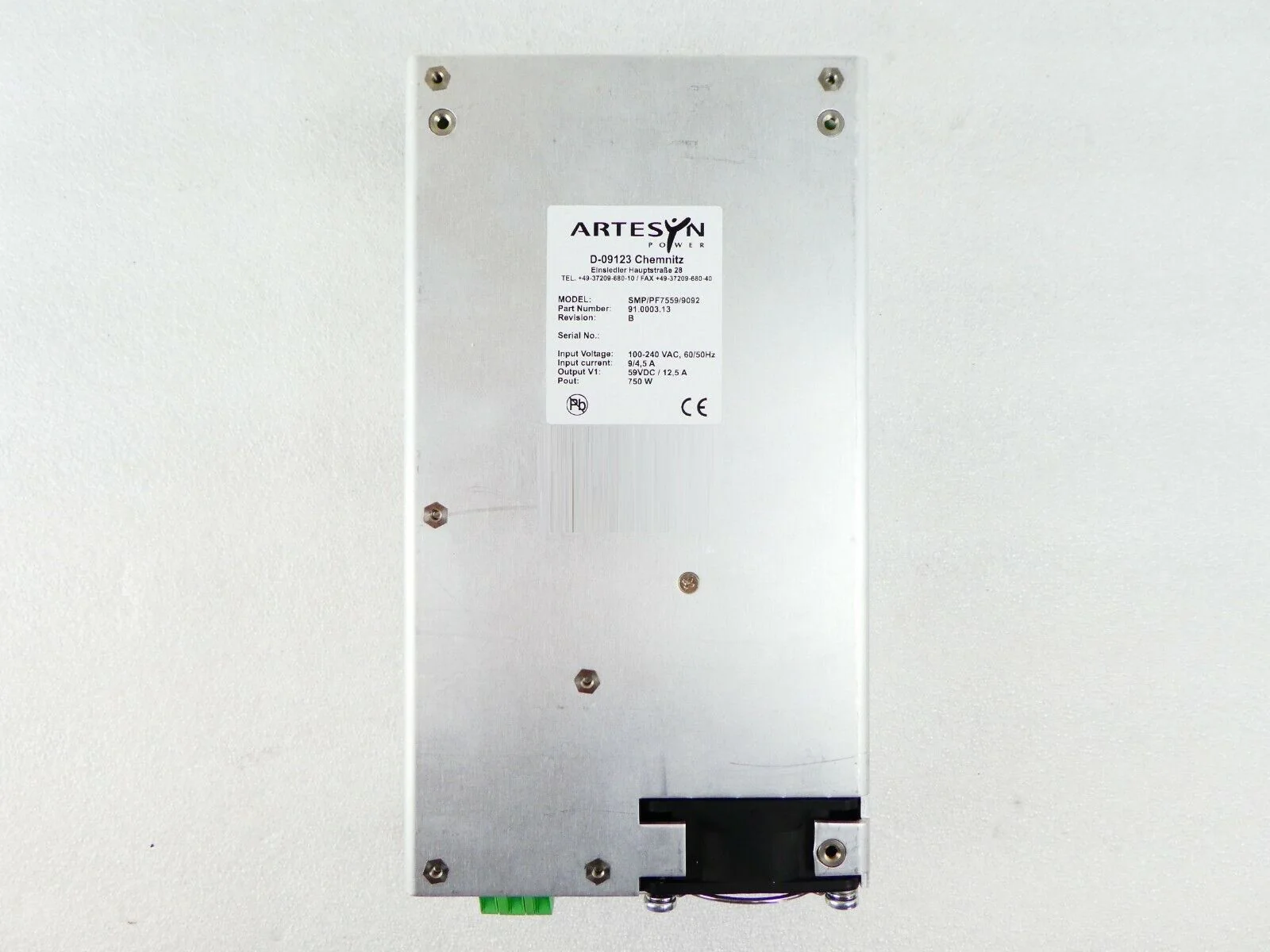 Artesyn 91.0003.13 SMP/PF Power Supply SMP/PF7559/9092 Working Surplus - Image 3
