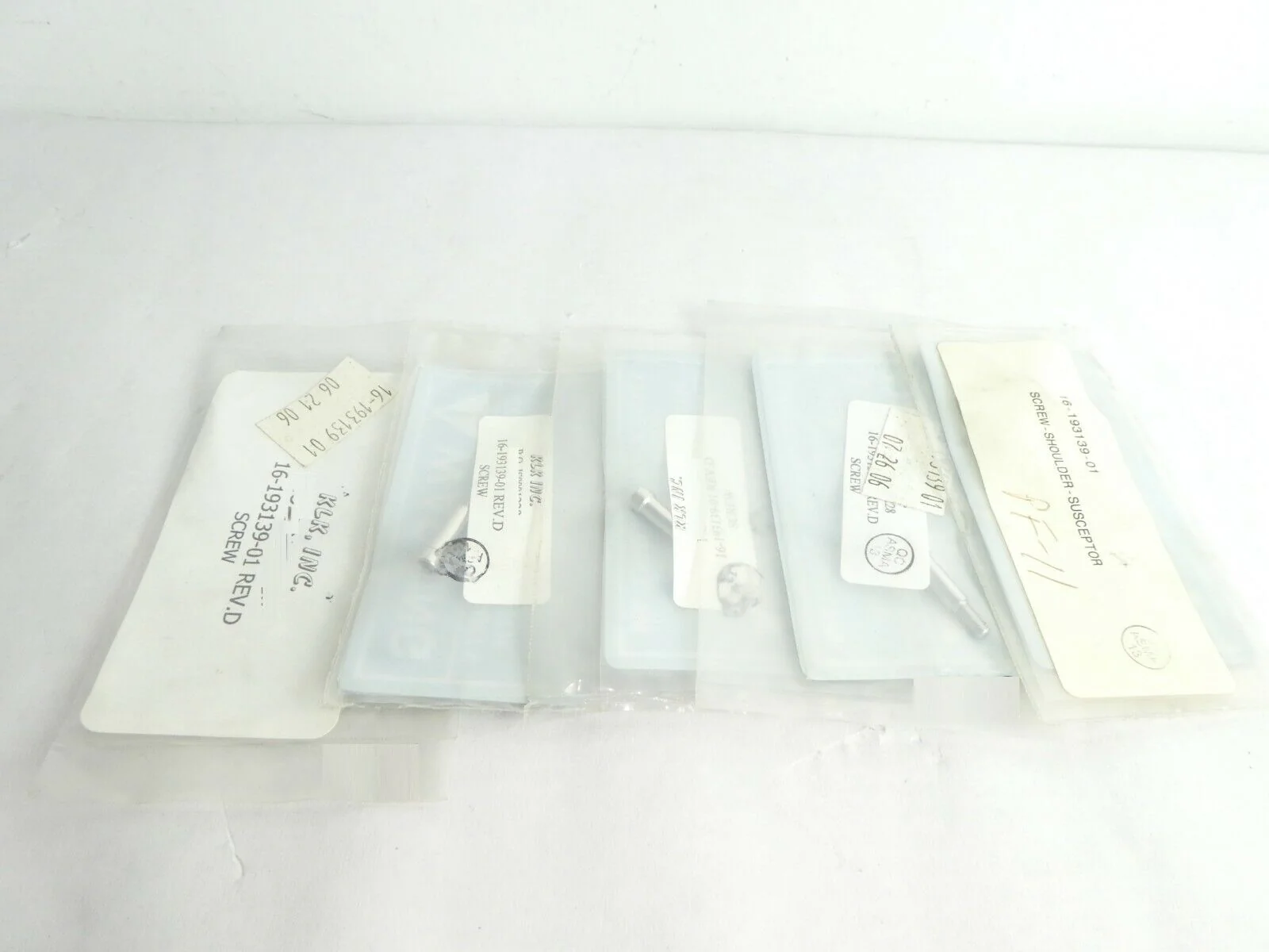 ASM 16-193139-01 Susceptor Shoulder Screw Reseller Lot of 5 New Surplus - Image 2