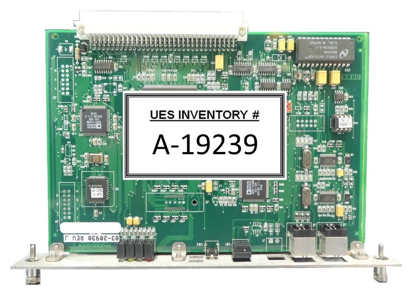 ASM Advanced Semiconductor Materials 03-20930 PCB Card Rev. J 02-16582 Working