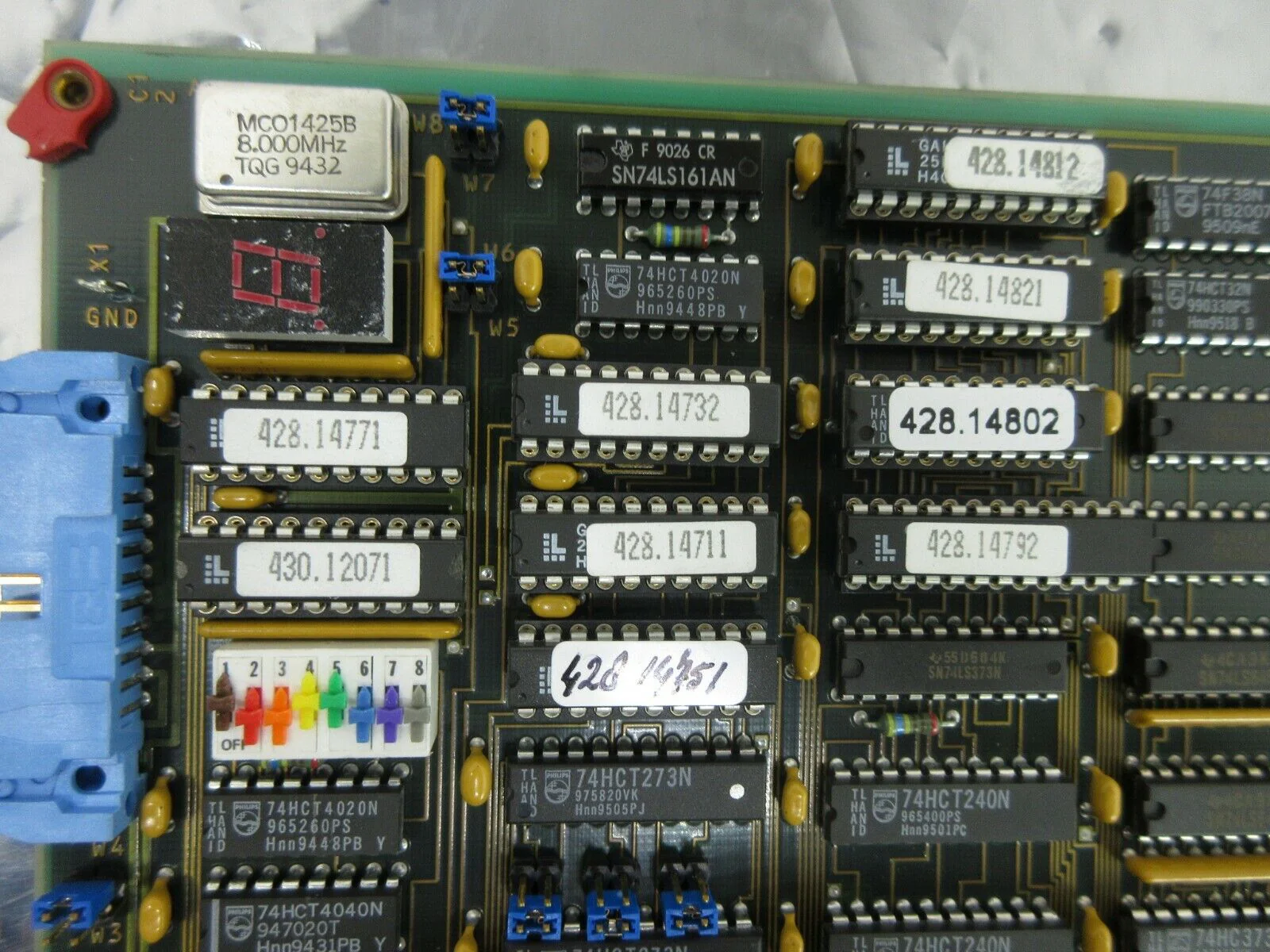 ASML 4022.430.0124 Wafer Handler Control PCB Card PAS 5000/2500 Used Working - Image 11
