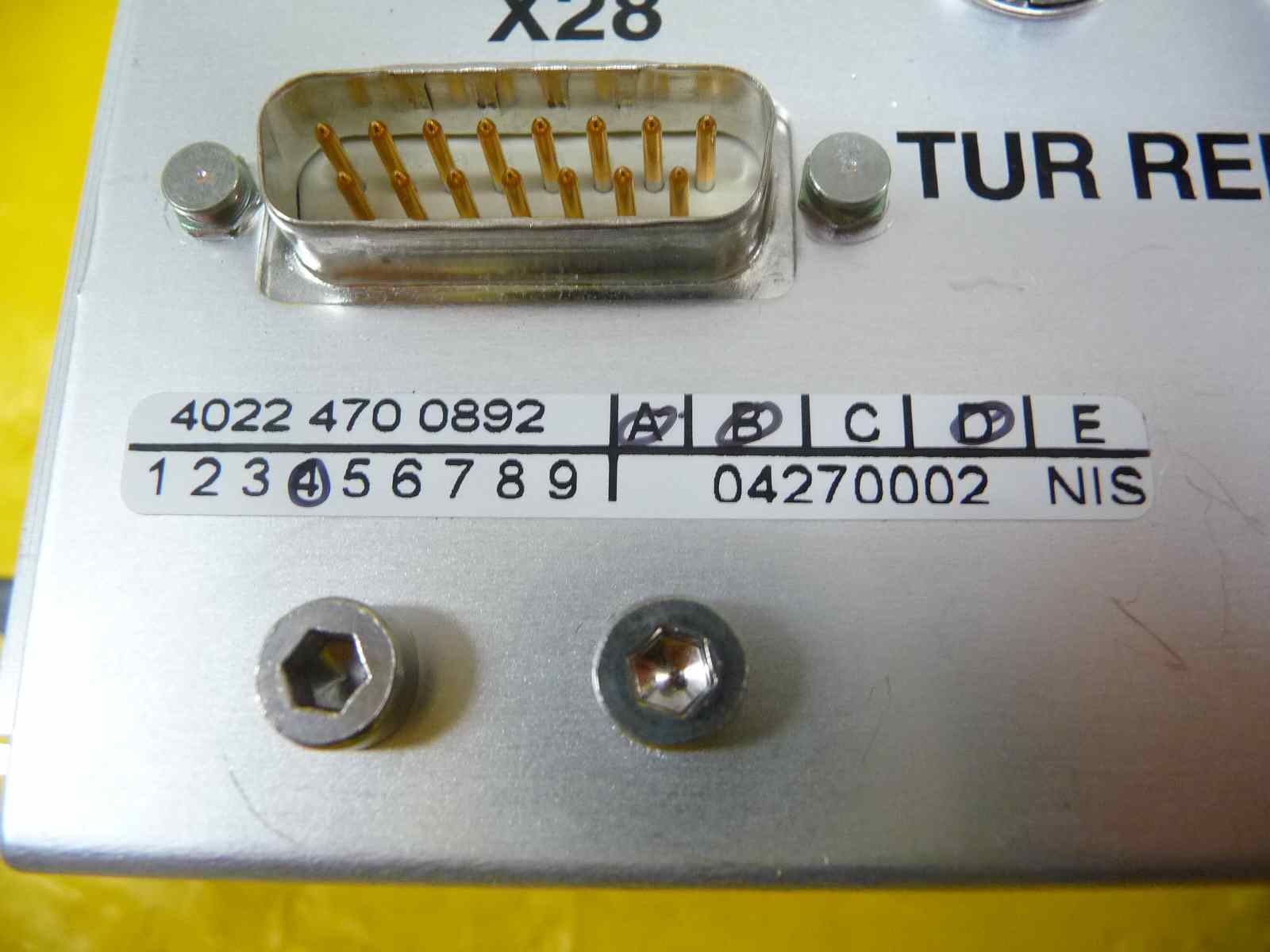 ASML 4022.470.0892 TUR Remote Control Box 4022.471.6180 Nikon Loader Working - Image 3