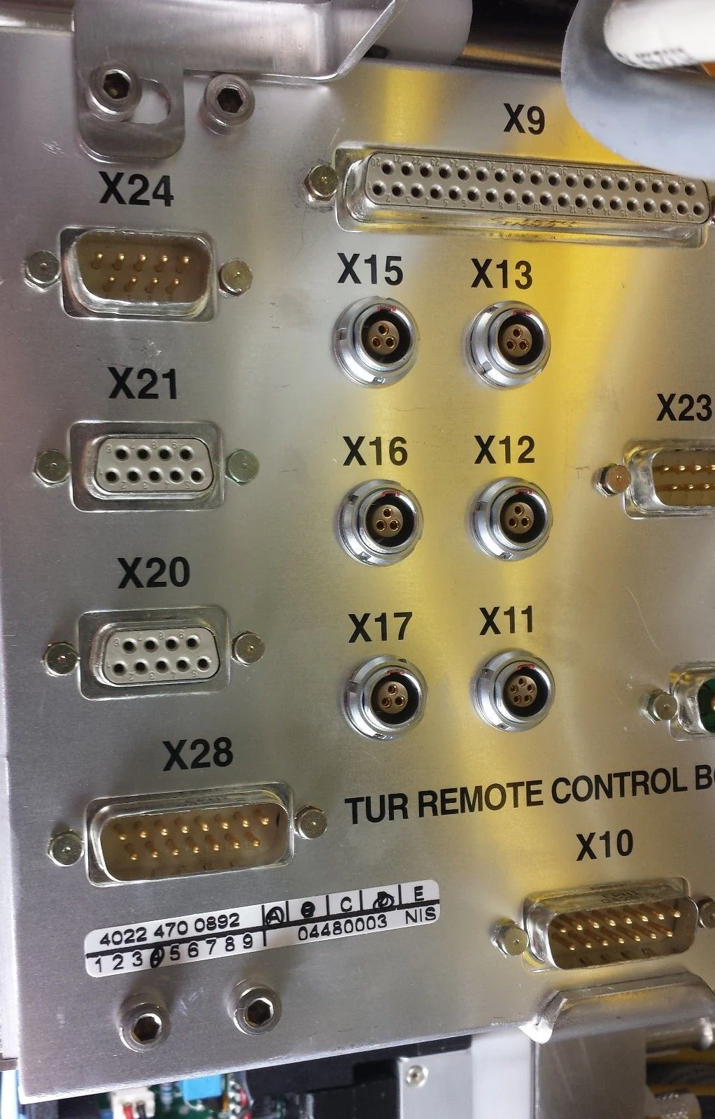ASML 4922.470.0892 TUR Remote Control Box ASML Reticle Handler Used Working - Image 4
