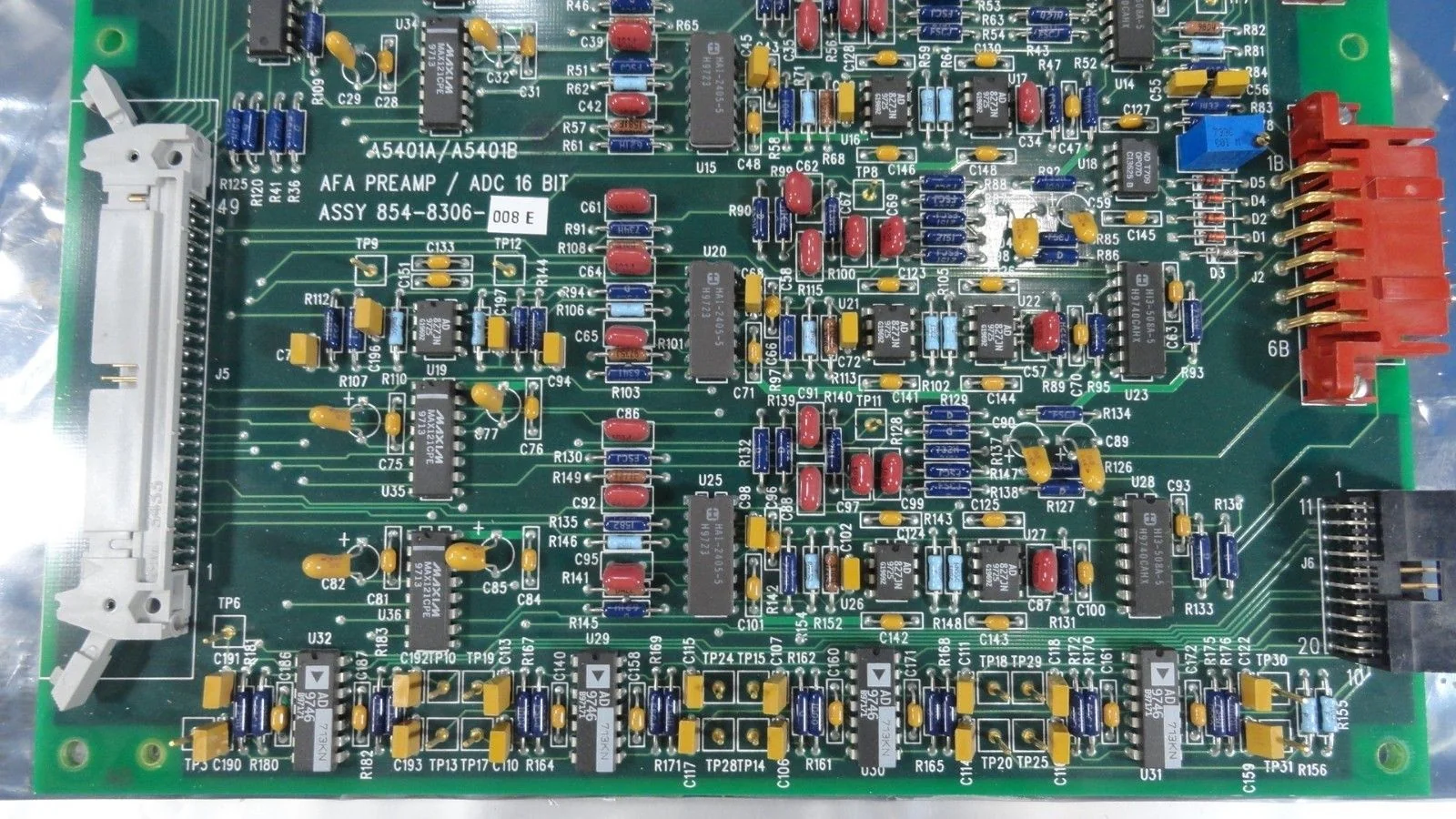 ASML 854-8306-008E Circuit Board PCB AFA Preamp / ADC 16 Bit Used Working - Image 5