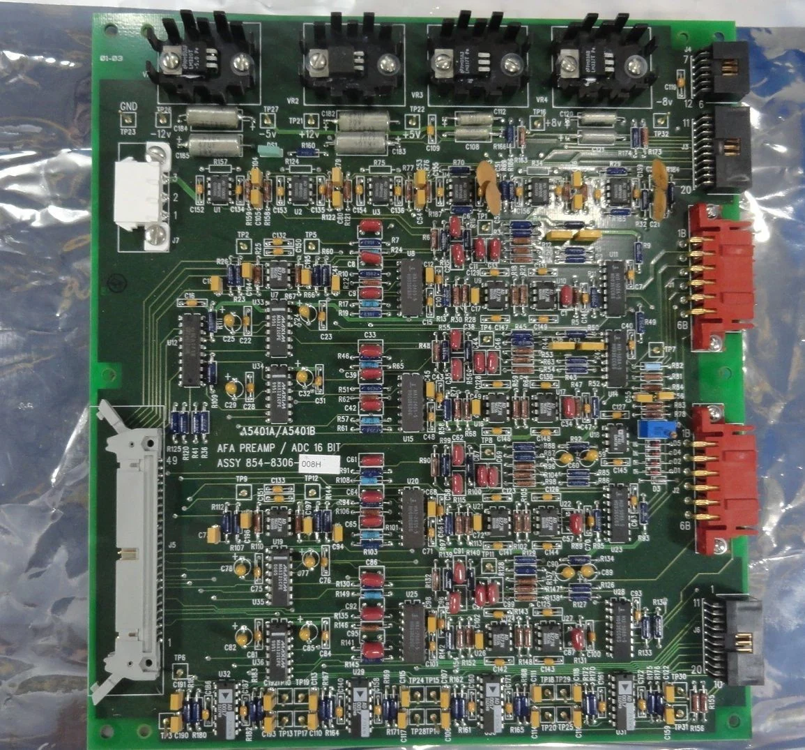 ASML 854-8306-008H Circuit Board PCB AFA Preamp / ADC 16 Bit Used Working - Image 3