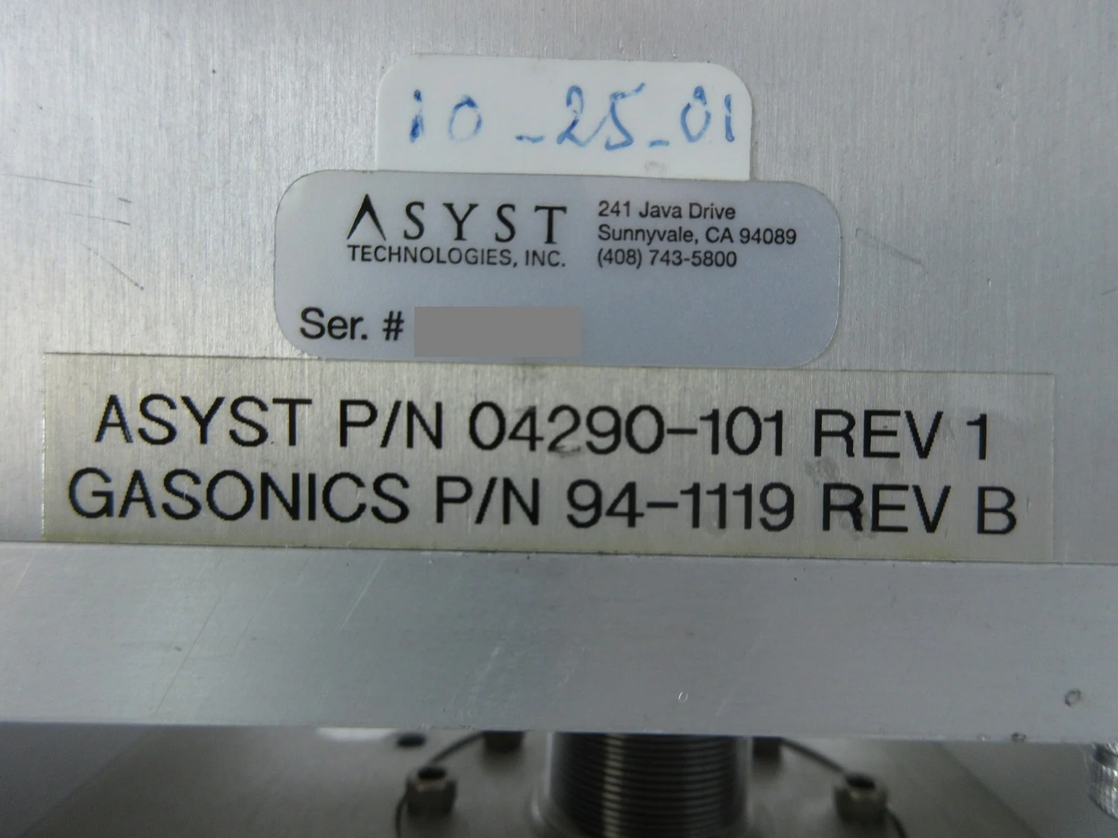 Asyst Technologies 04290-101 Load Lock Elevator 94-1119 A-2000LL Used Working - Image 12