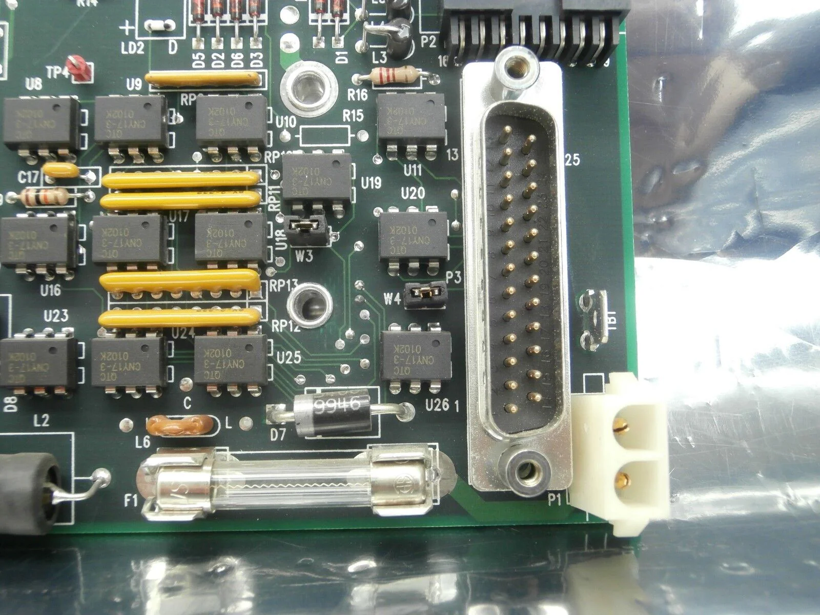 Asyst Technologies 06763-005 48V Control Board PCB 04376-001 Rev. 2.2 Used - Image 7