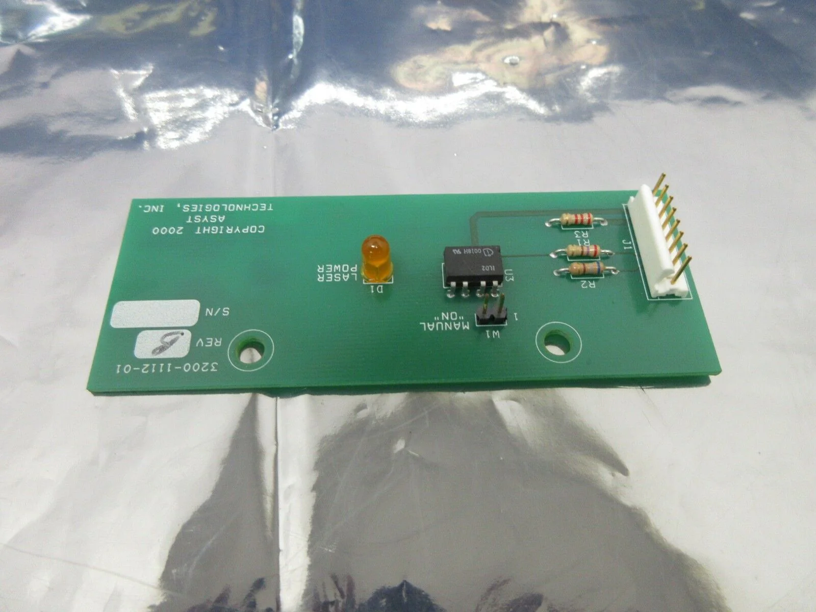 Asyst Technologies 3200-1112-01 Interface Board PCB Used Working - Image 4