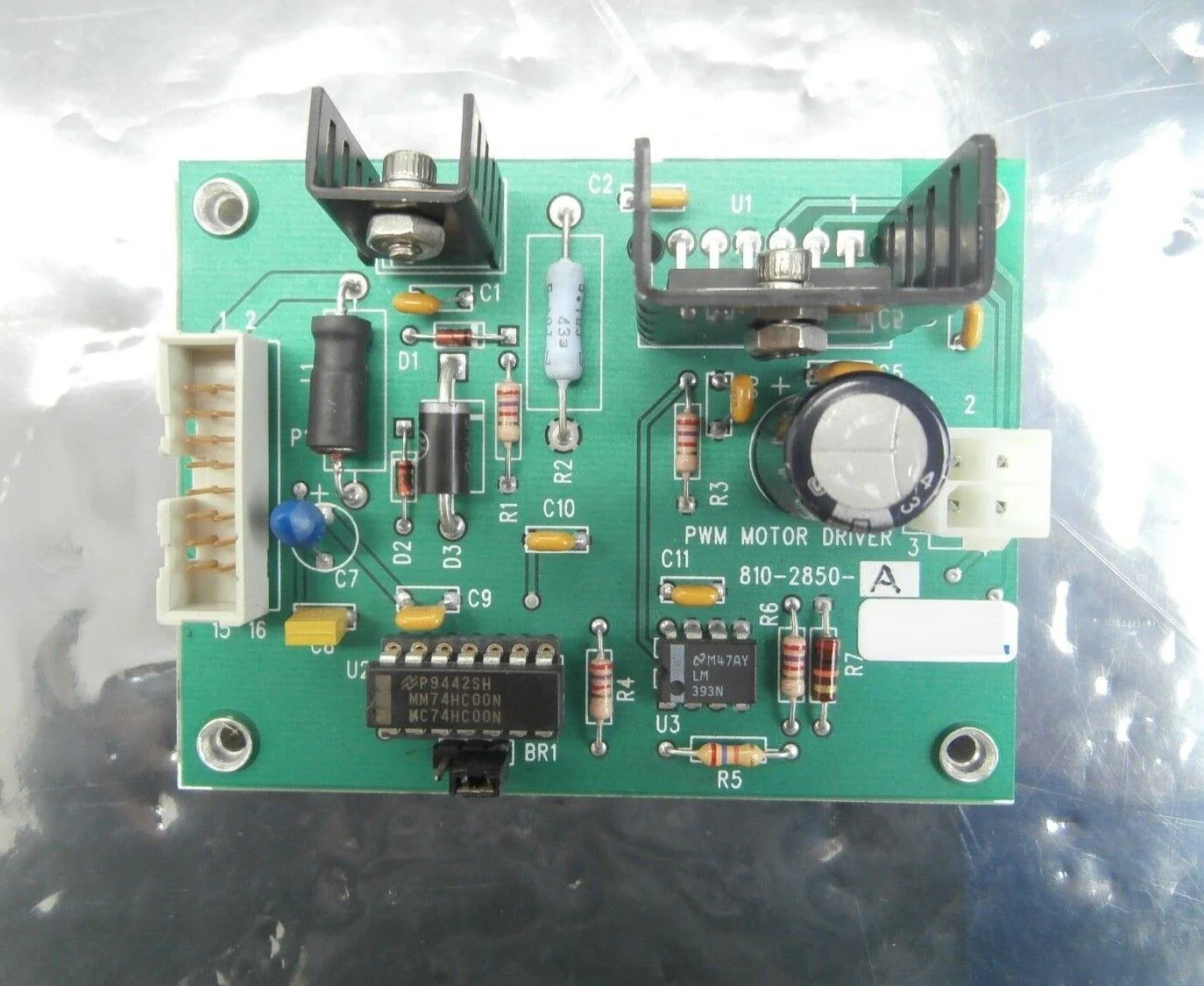 Asyst Technologies 810-2850-A PWM Motor Driver Board PCB Hine Design Used - Image 2