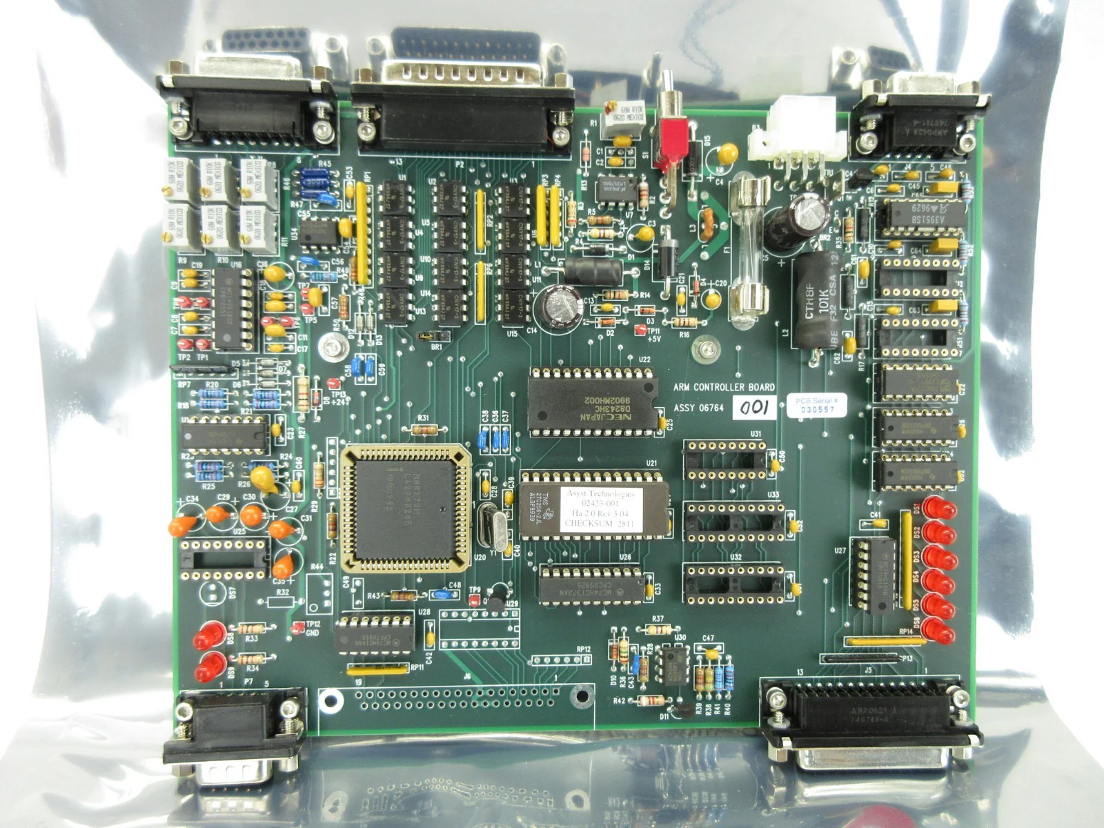 Asyst Technologies 860 Vacuum Arm with Arm Controller Board PCB 06764001 Used - Image 7
