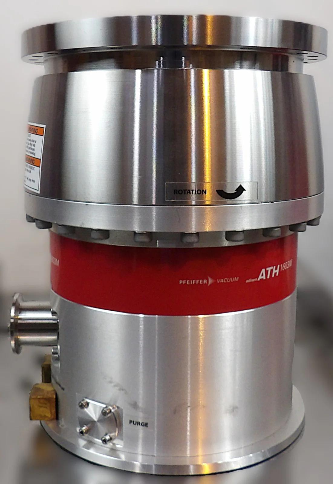 ATH 1603M Pfeiffer Vacuum Y25221B0 Turbomolecular Pump with Cable Working - Image 3