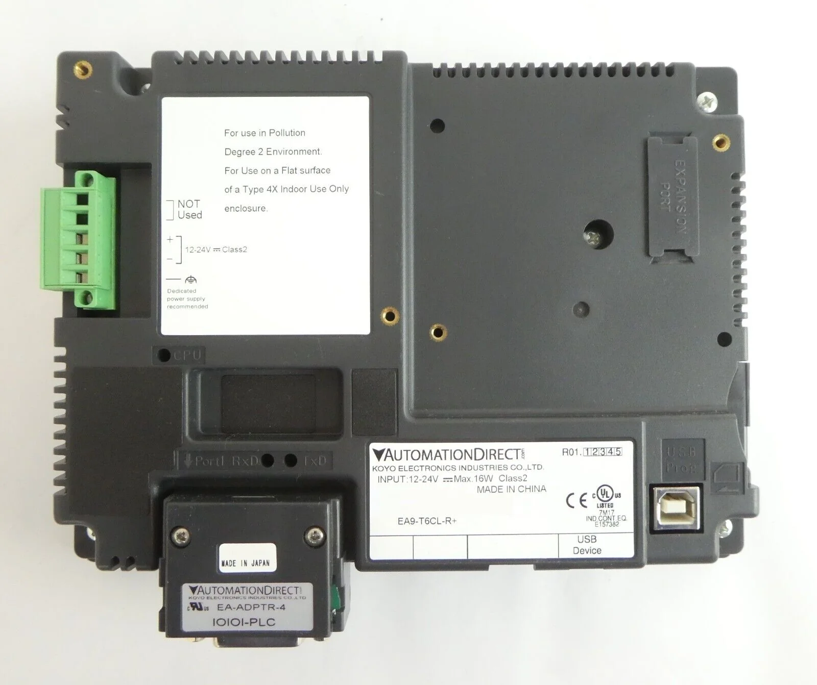 Automation Direct EA9-T6CL-R+ HMI Touchscreen Operator Control Panel Working - Image 2