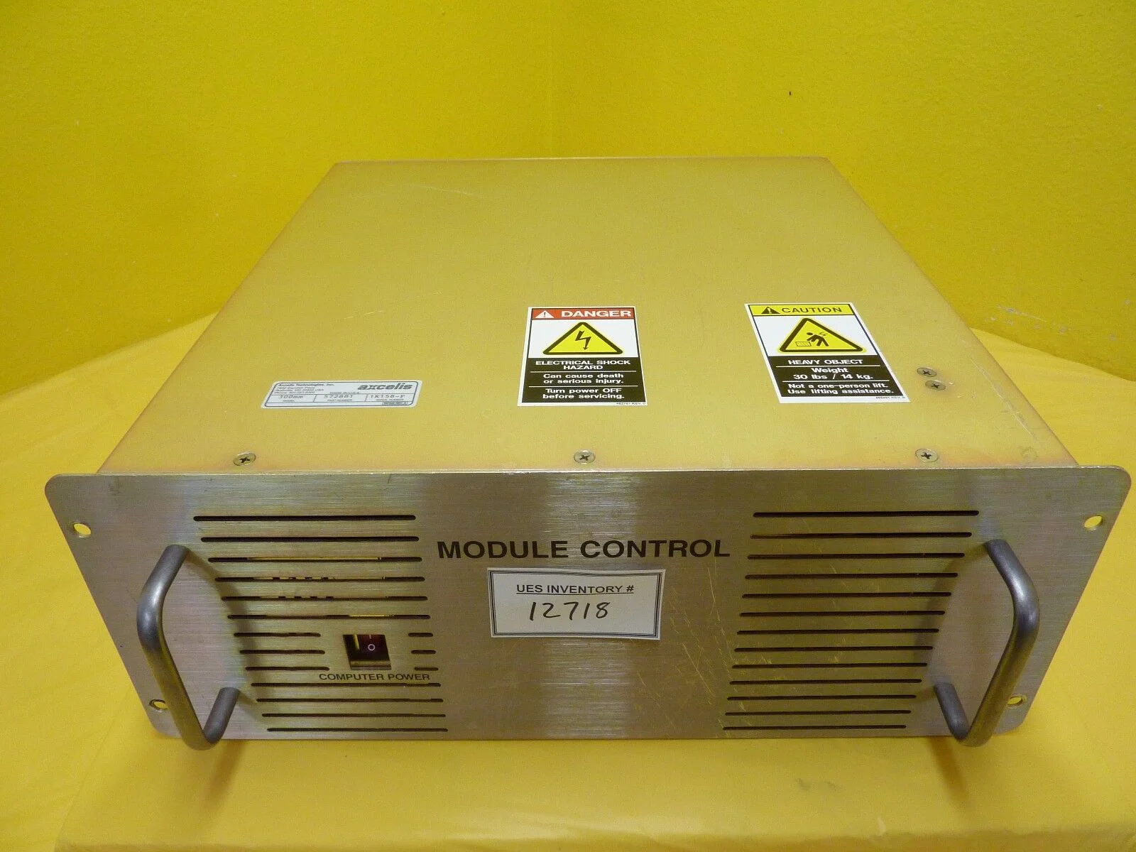 Axcelis 572881 Module Control Computer 300mm Fusion ES3 CES3590 Working Surplus - Image 5