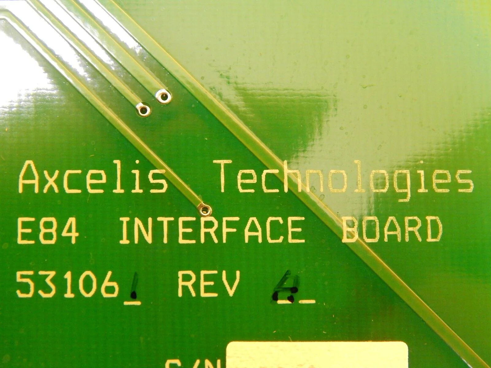 Axcelis Technologies 531061 E84 Interface Board Backplane PCB 531051 Used - Image 9